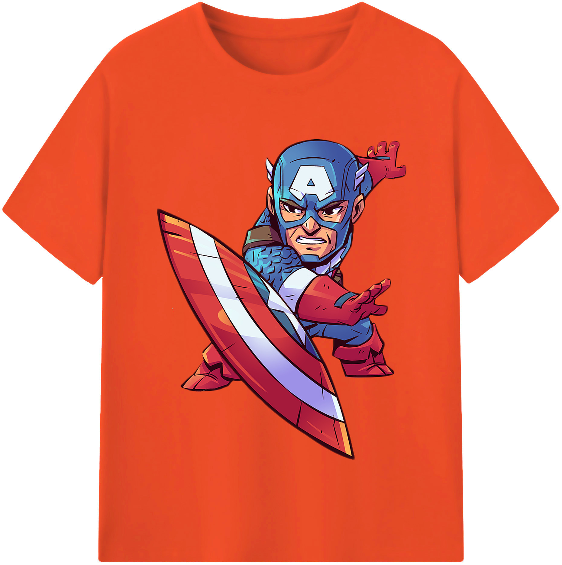 （画像用） アベンジャーズ The Avengers 綿100％半袖Tシャツ（フロントプリント）