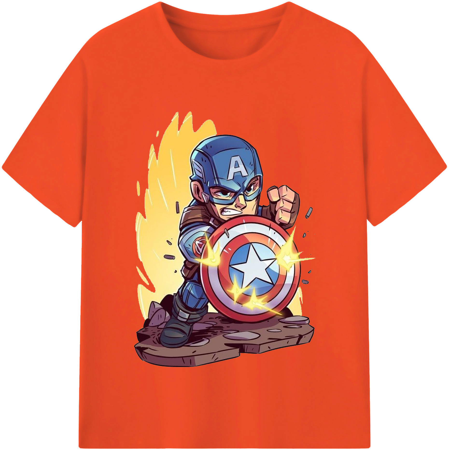（画像用） アベンジャーズ The Avengers 綿100％半袖Tシャツ（フロントプリント）