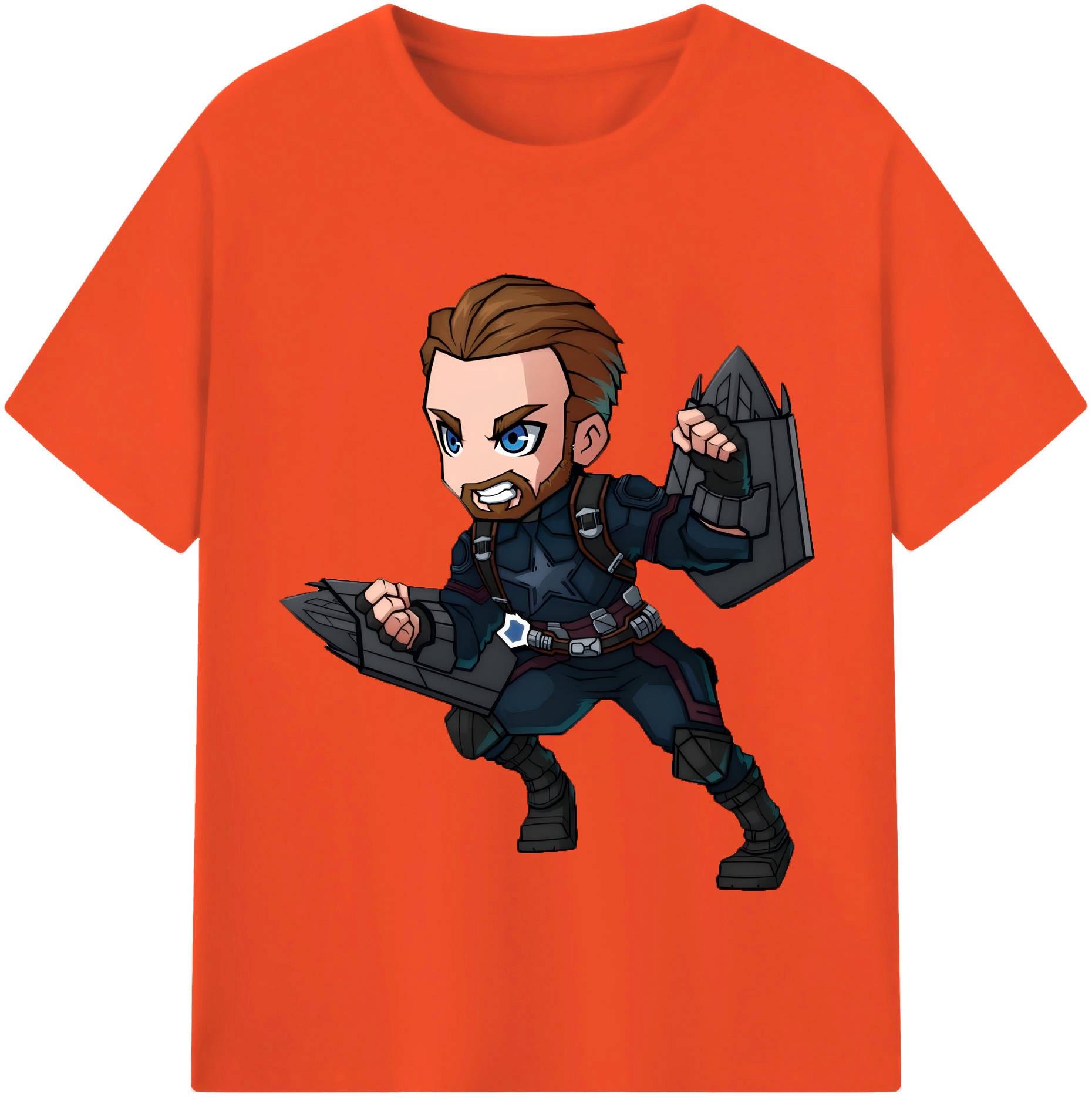 （画像用） アベンジャーズ The Avengers 綿100％半袖Tシャツ（フロントプリント）