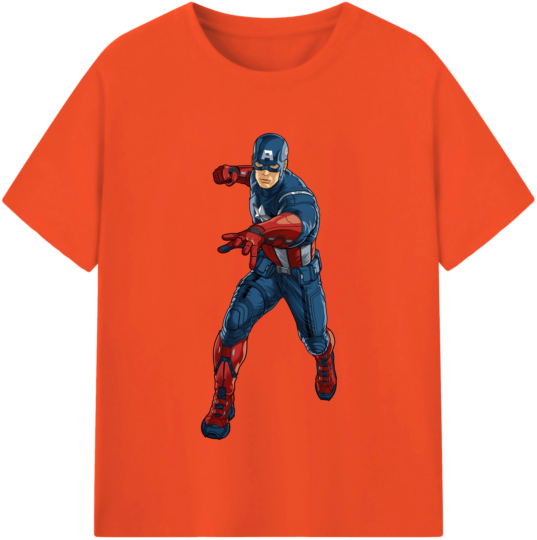（画像用） アベンジャーズ The Avengers 綿100％半袖Tシャツ（フロントプリント）