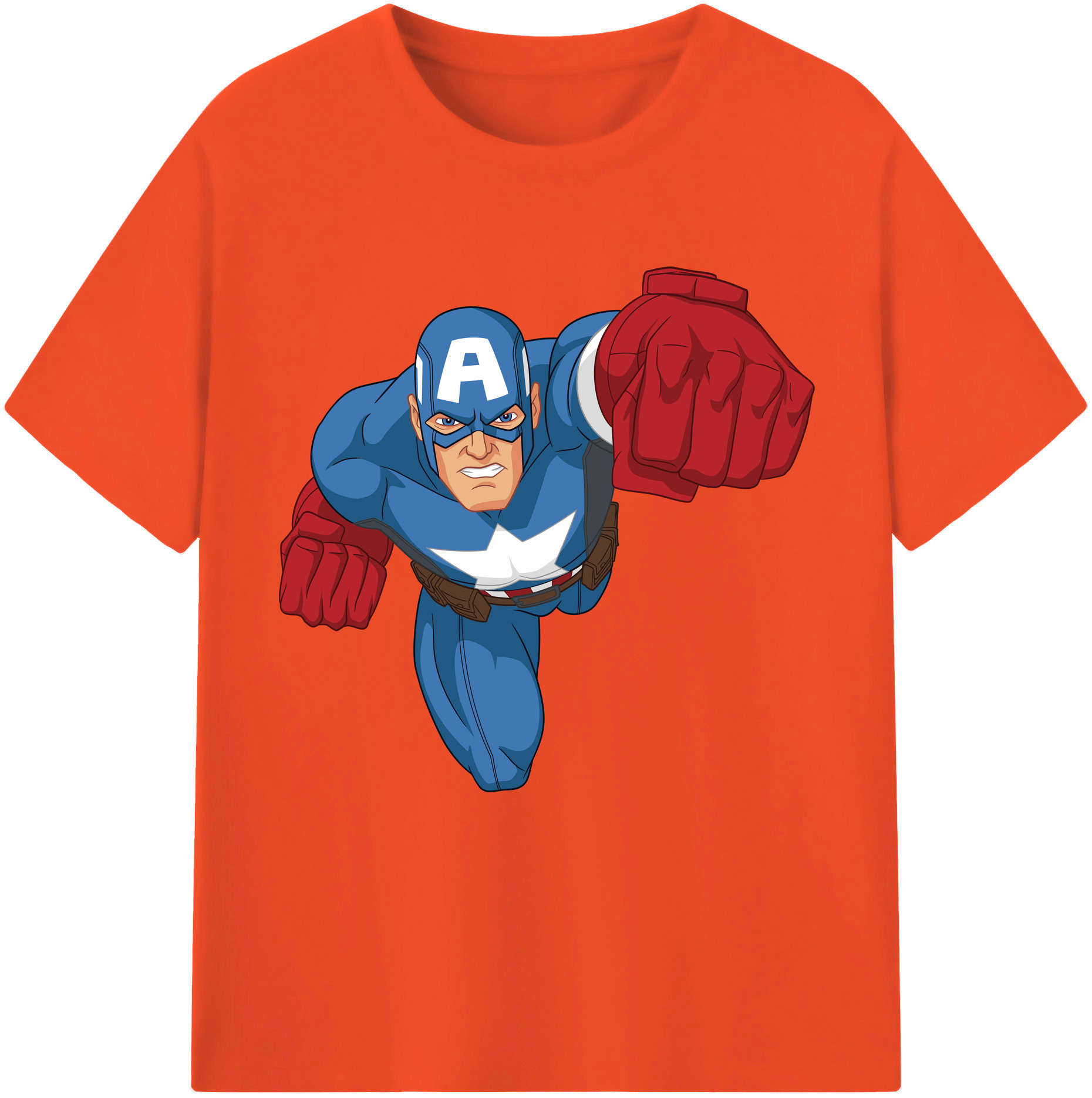 （画像用） アベンジャーズ The Avengers 綿100％半袖Tシャツ（フロントプリント）