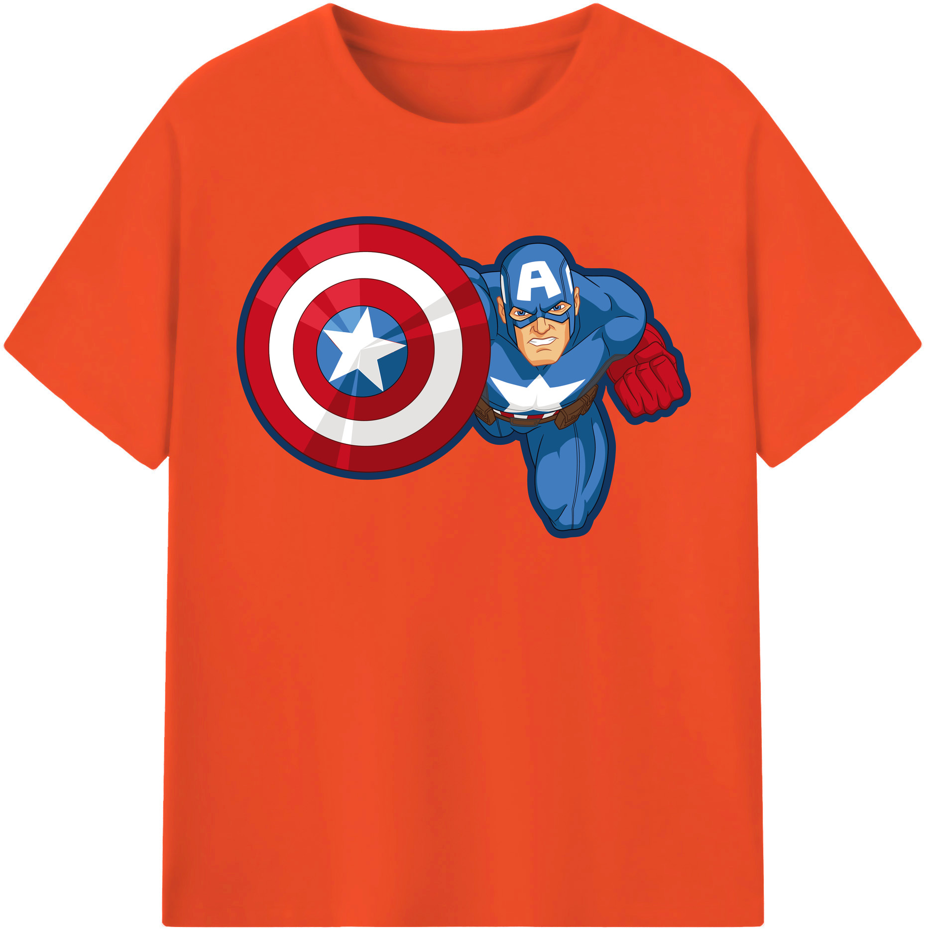 （画像用） アベンジャーズ The Avengers 綿100％半袖Tシャツ（フロントプリント）