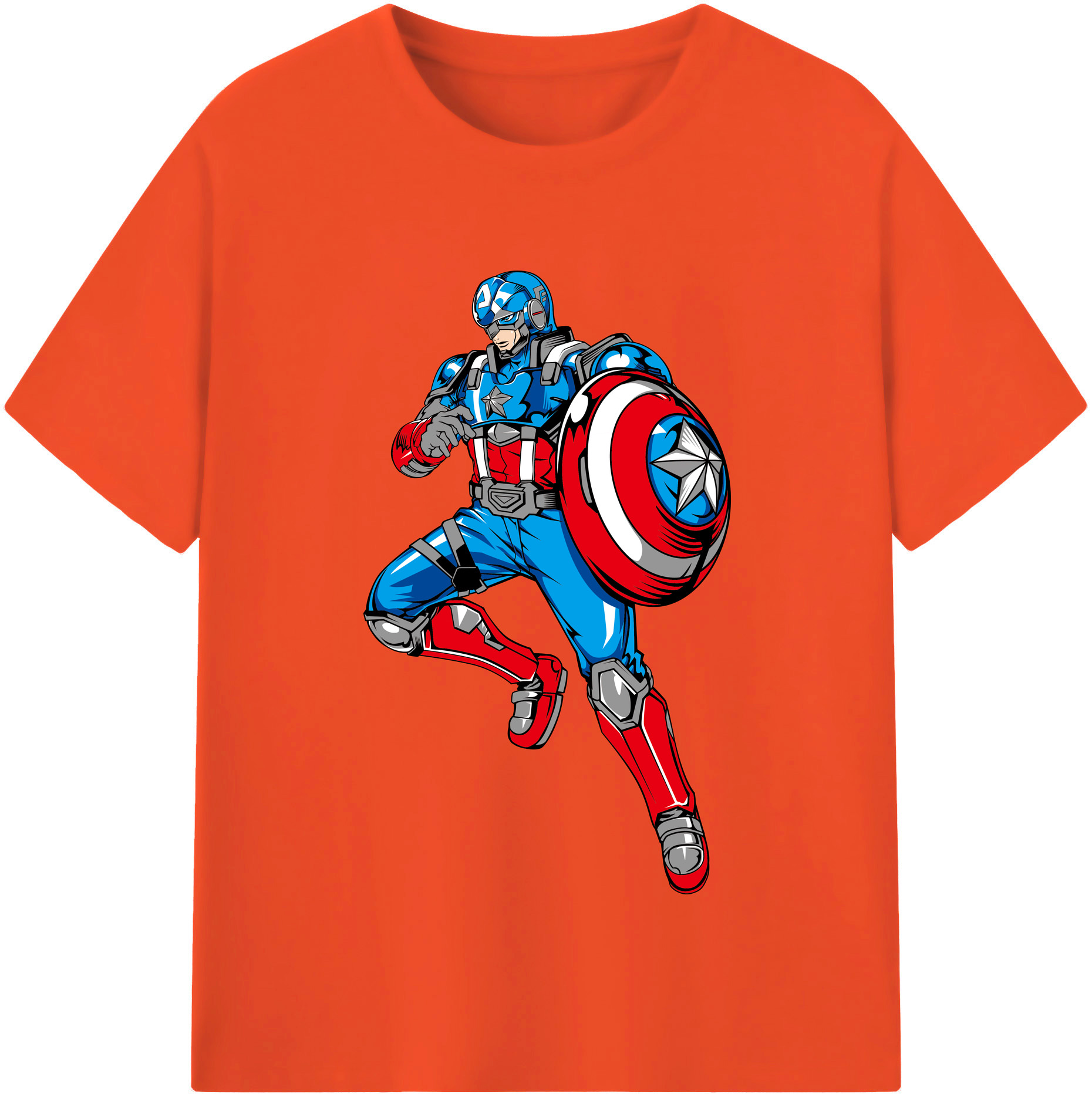 （画像用） アベンジャーズ The Avengers 綿100％半袖Tシャツ（フロントプリント）