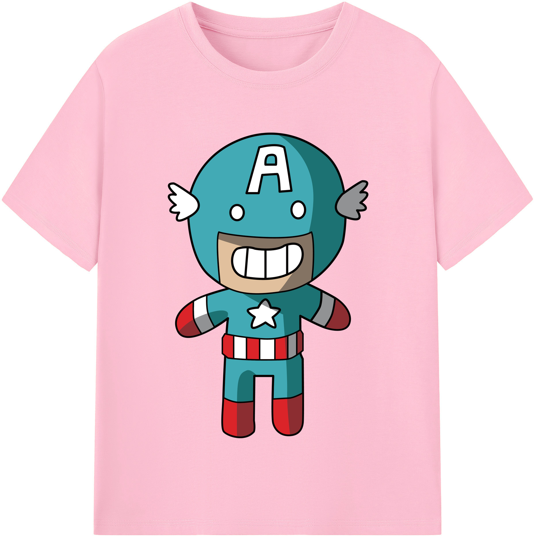 （画像用） アベンジャーズ The Avengers 綿100％半袖Tシャツ（フロントプリント）