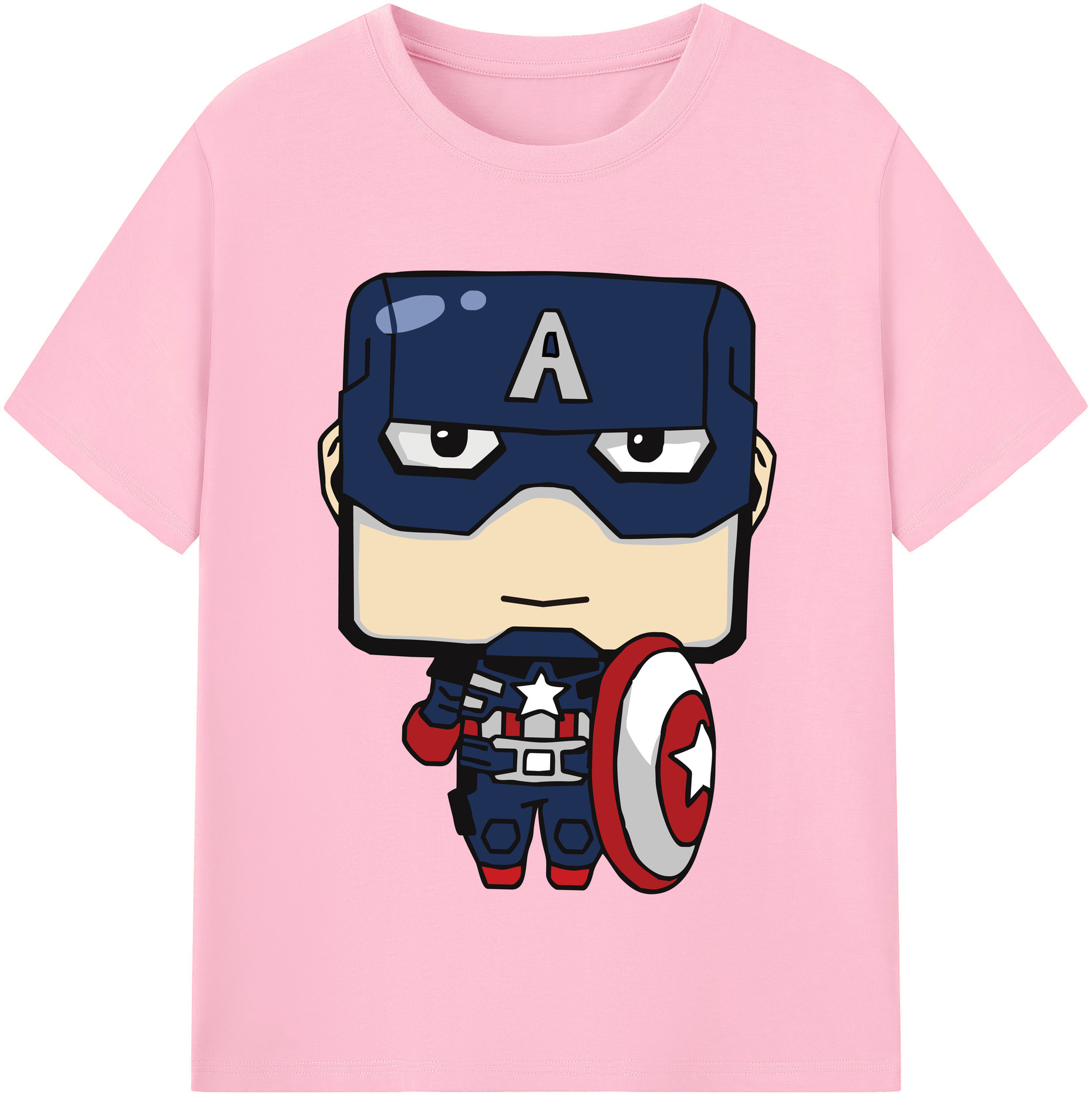 （画像用） アベンジャーズ The Avengers 綿100％半袖Tシャツ（フロントプリント）