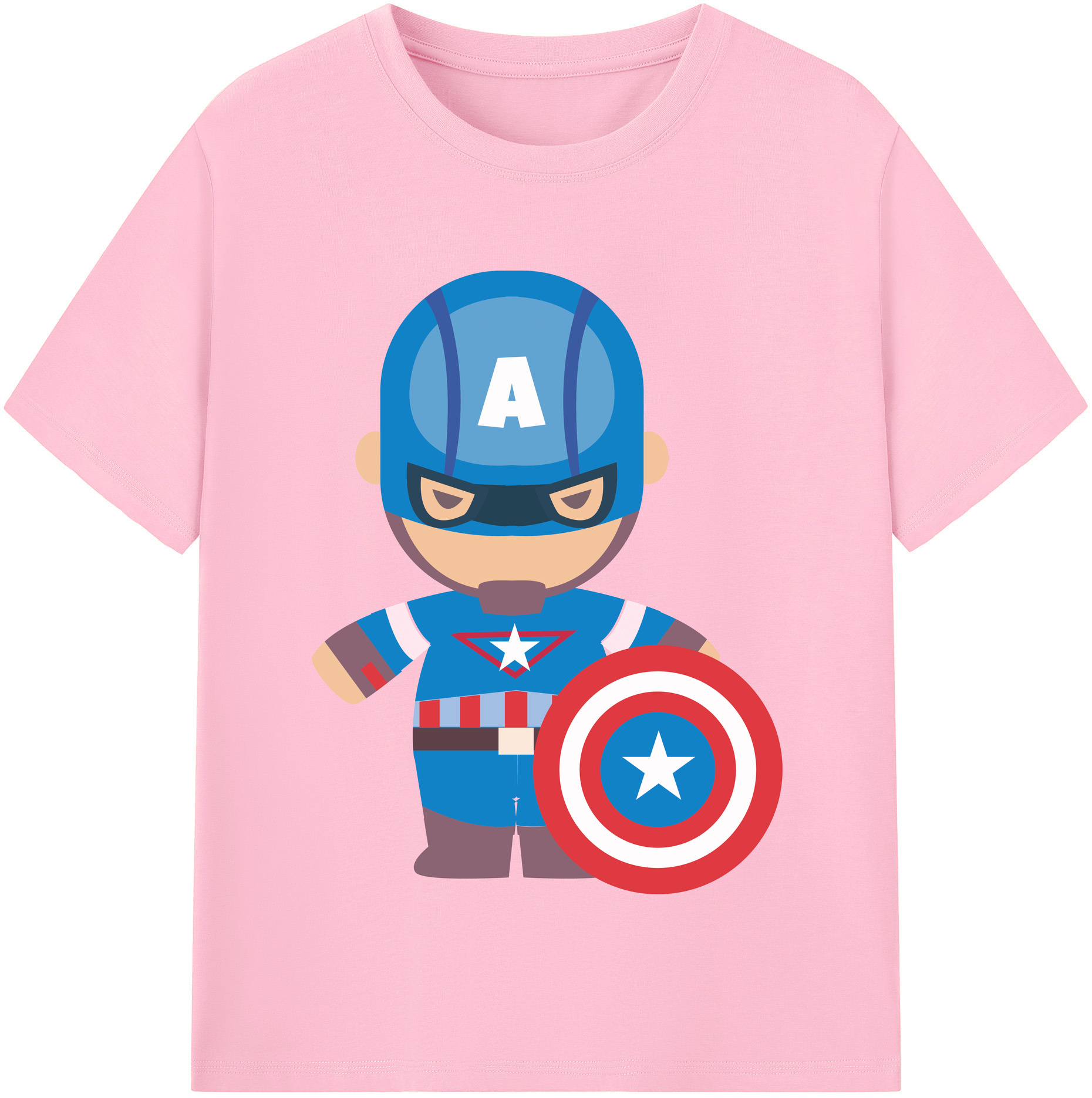 （画像用） アベンジャーズ The Avengers 綿100％半袖Tシャツ（フロントプリント）