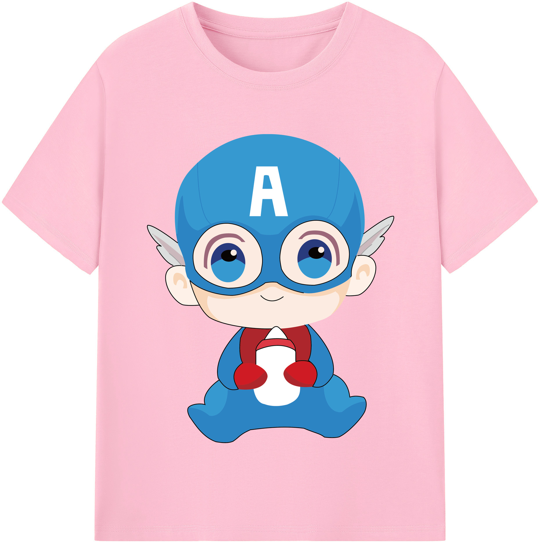 （画像用） アベンジャーズ The Avengers 綿100％半袖Tシャツ（フロントプリント）