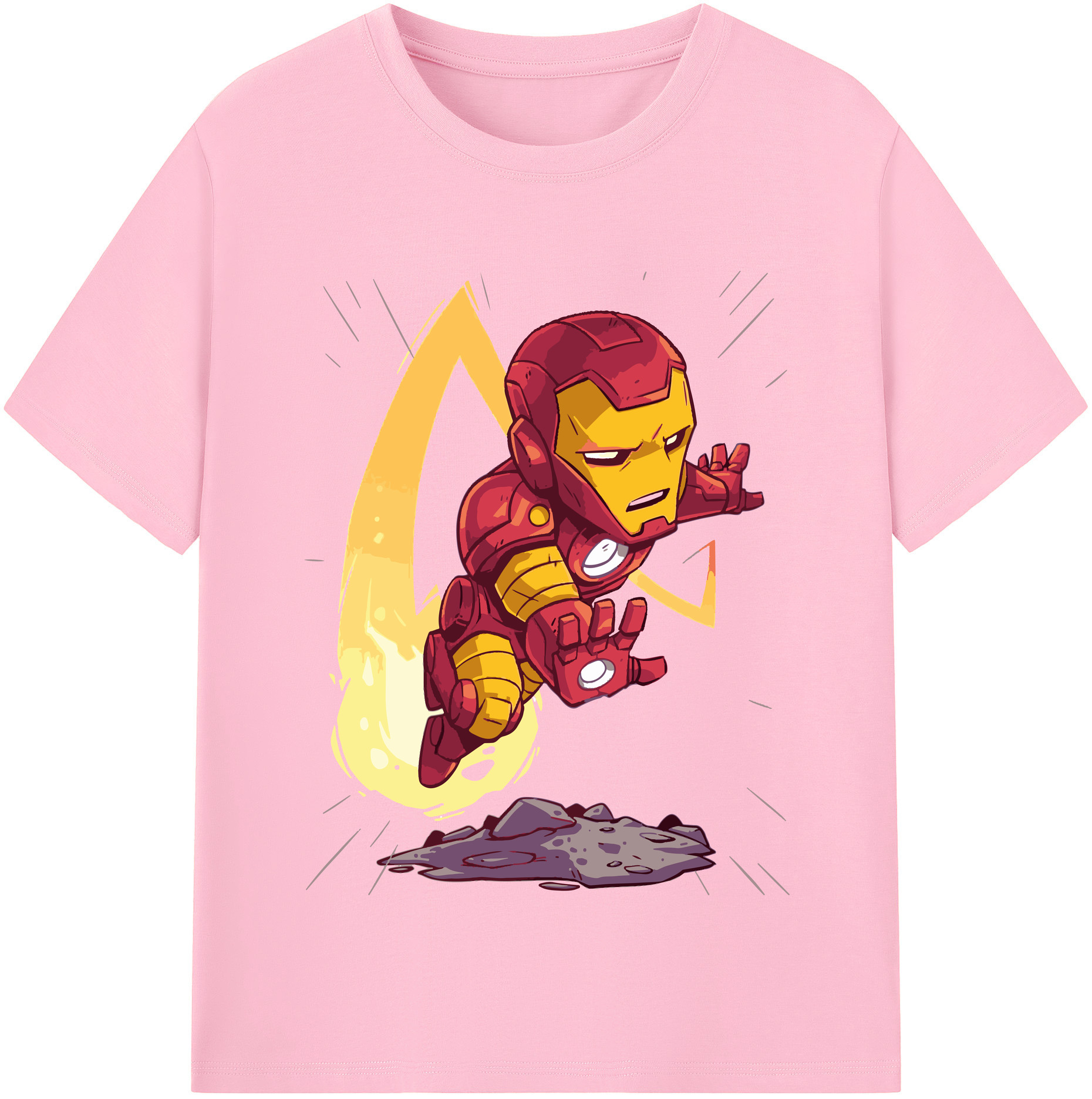 （画像用） アベンジャーズ The Avengers 綿100％半袖Tシャツ（フロントプリント）