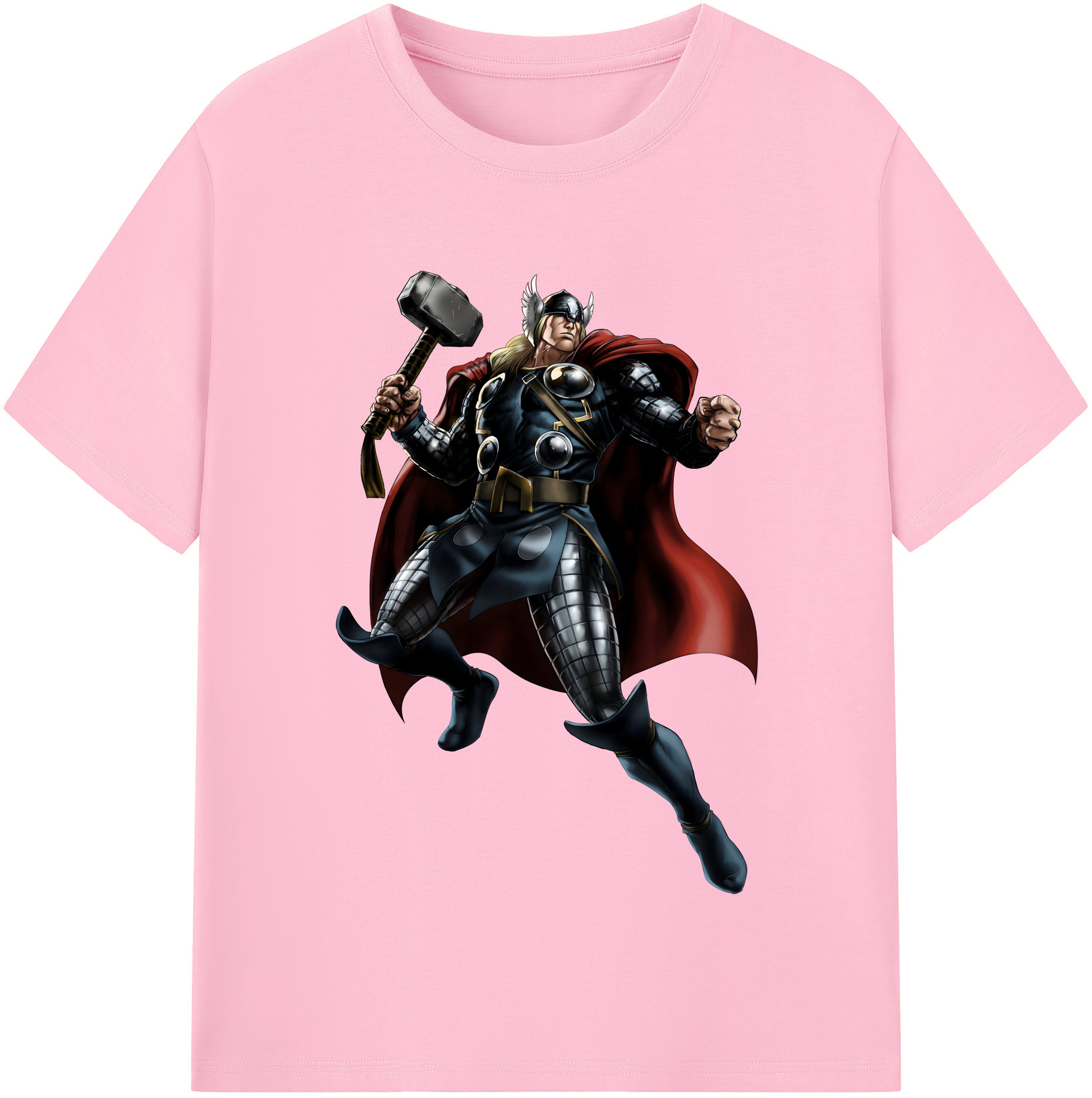 （画像用） アベンジャーズ The Avengers 綿100％半袖Tシャツ（フロントプリント）