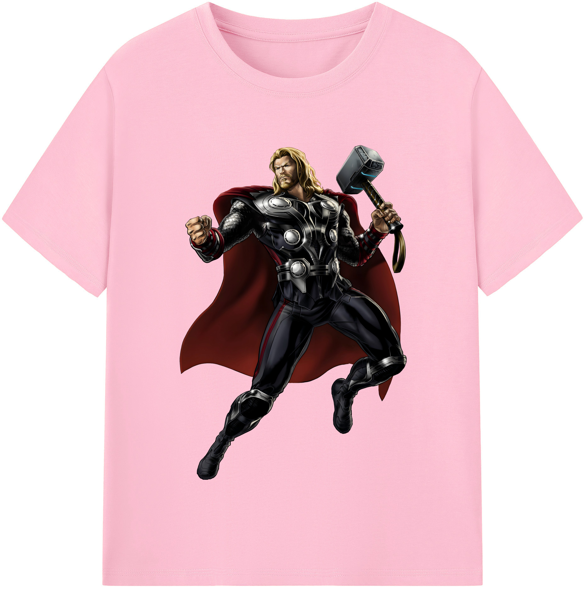 （画像用） アベンジャーズ The Avengers 綿100％半袖Tシャツ（フロントプリント）