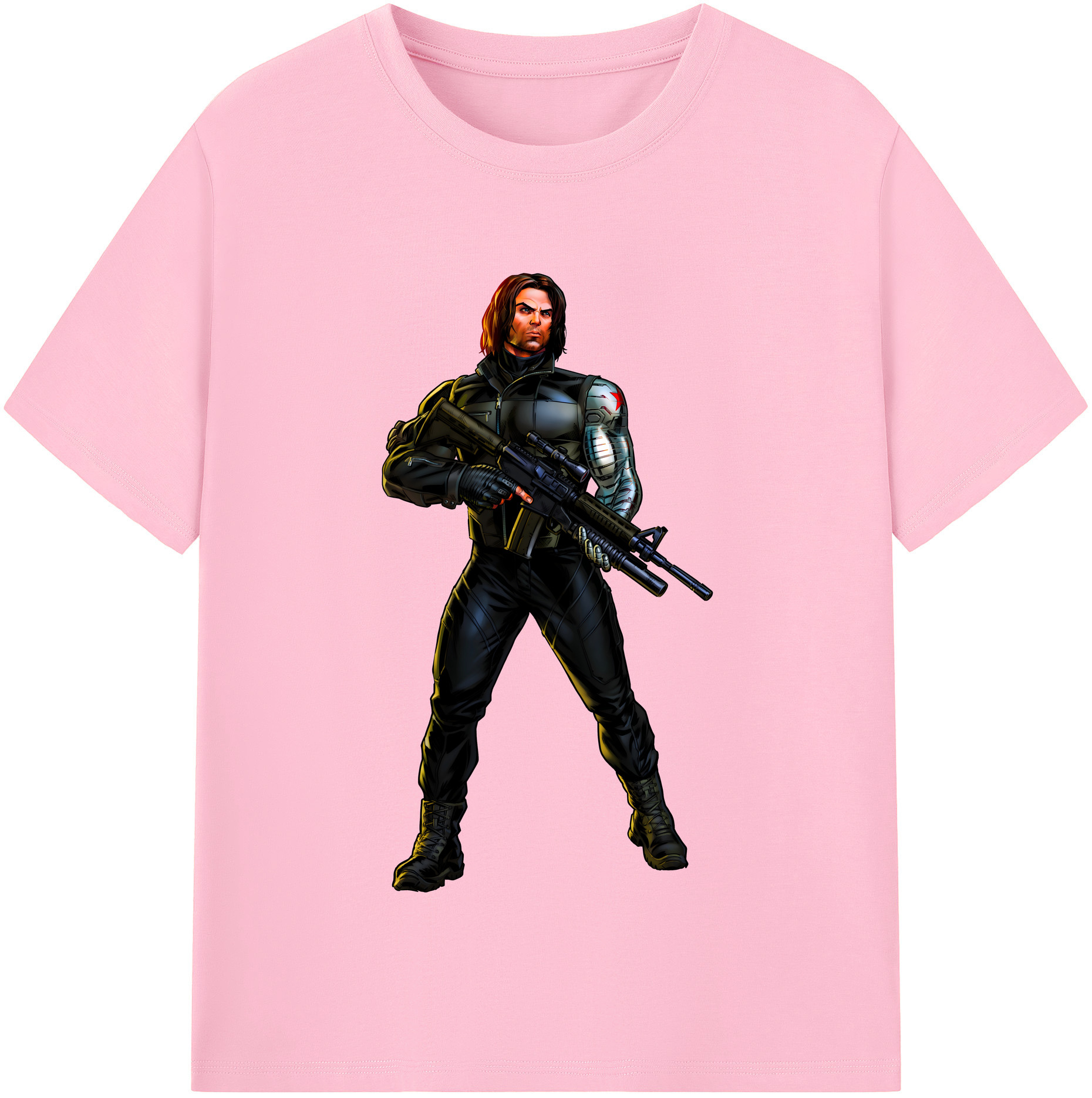 （画像用） アベンジャーズ The Avengers 綿100％半袖Tシャツ（フロントプリント）