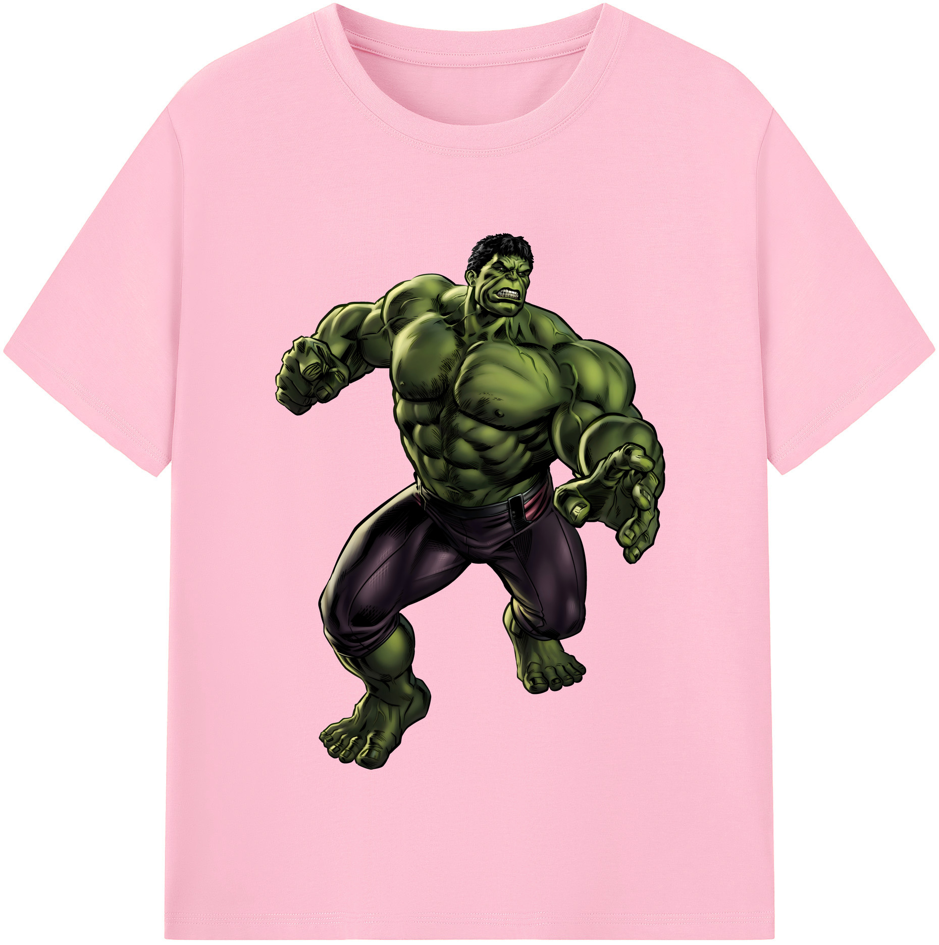 （画像用） アベンジャーズ The Avengers 綿100％半袖Tシャツ（フロントプリント）