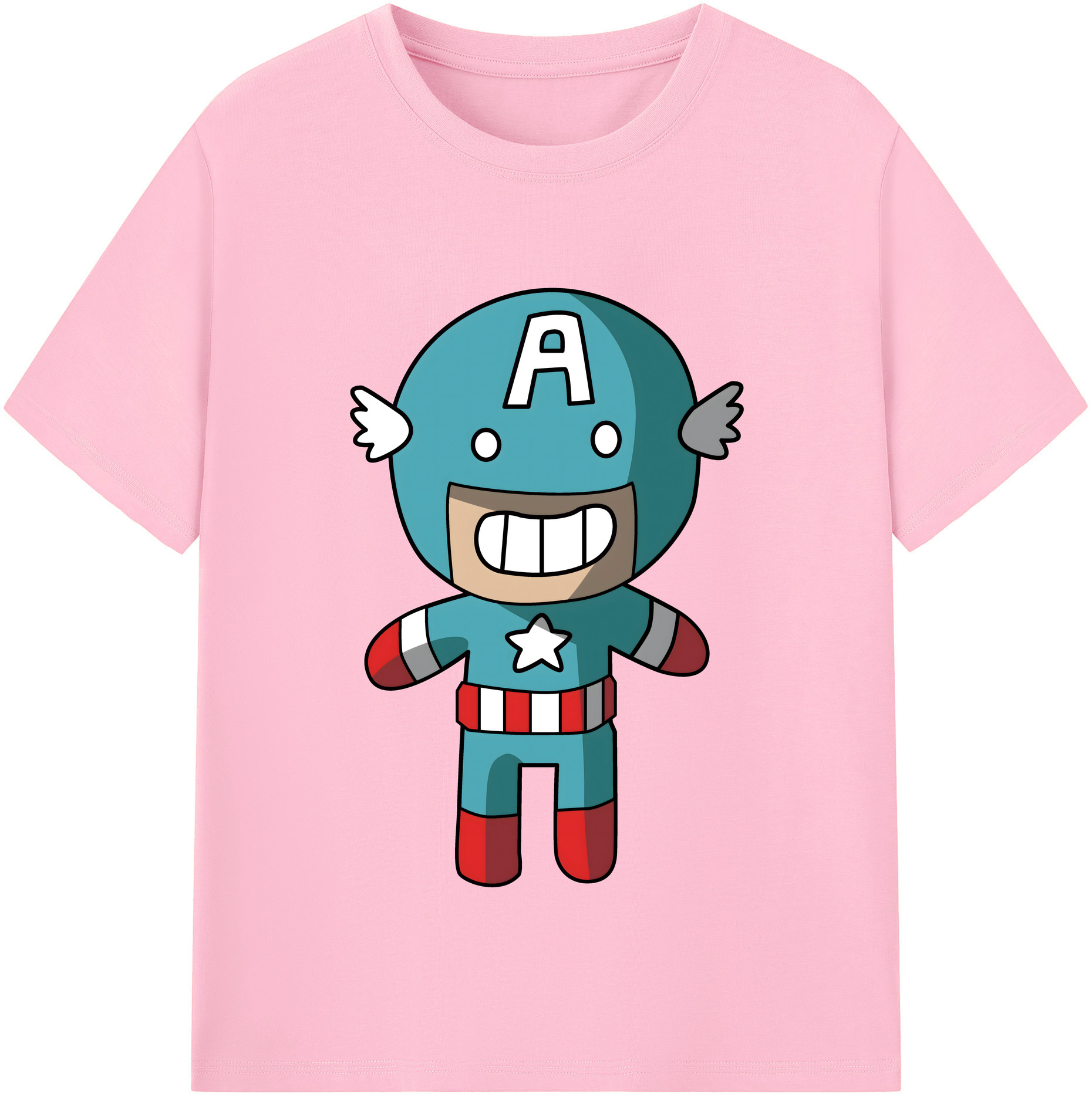 （画像用） アベンジャーズ The Avengers 綿100％半袖Tシャツ（フロントプリント）