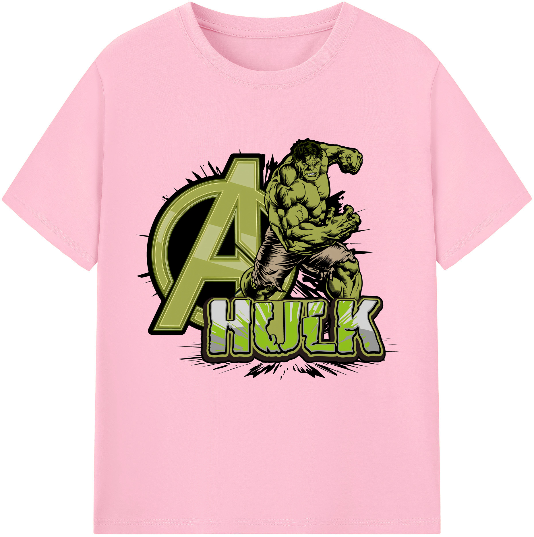（画像用） アベンジャーズ The Avengers 綿100％半袖Tシャツ（フロントプリント）