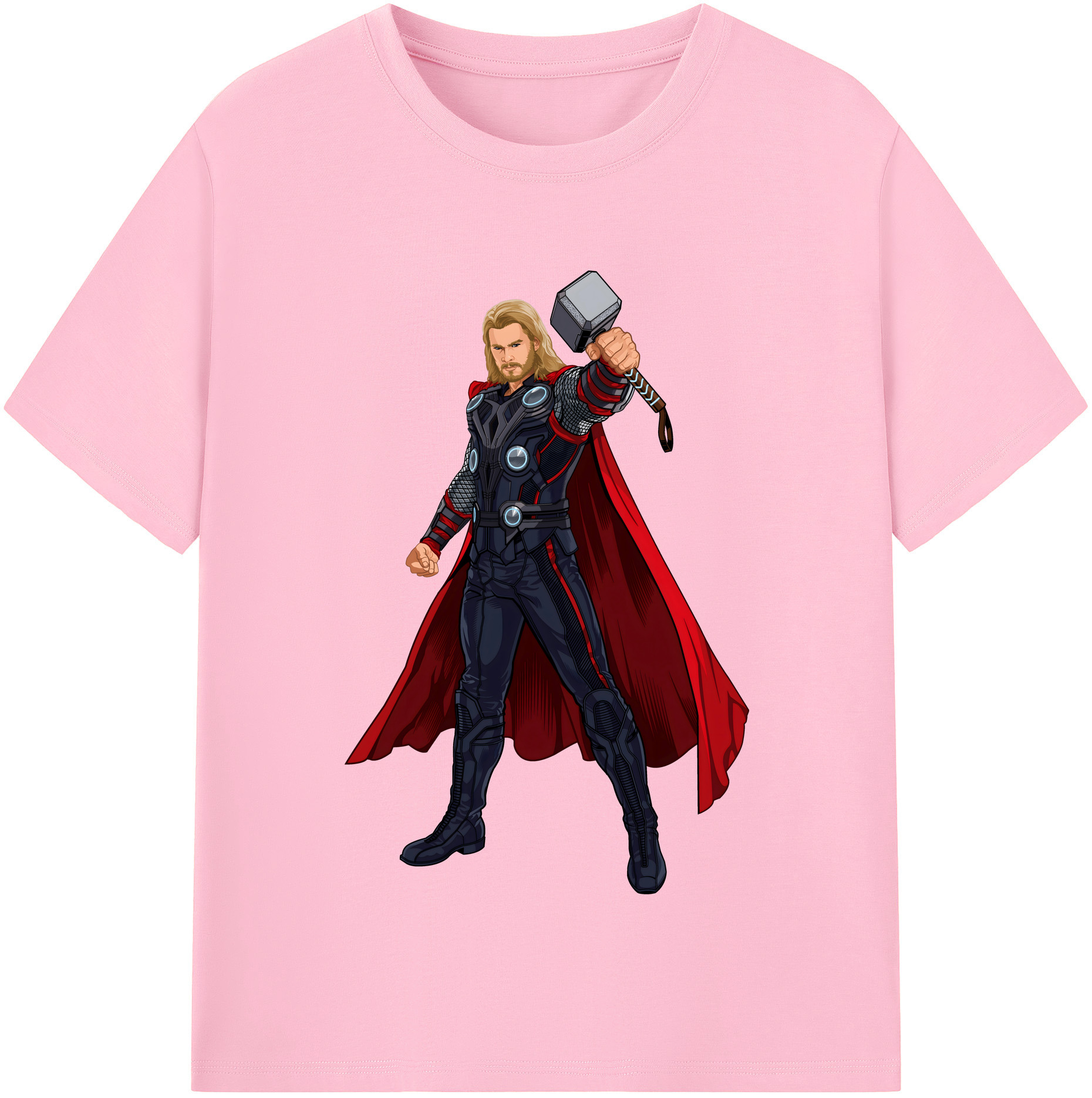 （画像用） アベンジャーズ The Avengers 綿100％半袖Tシャツ（フロントプリント）