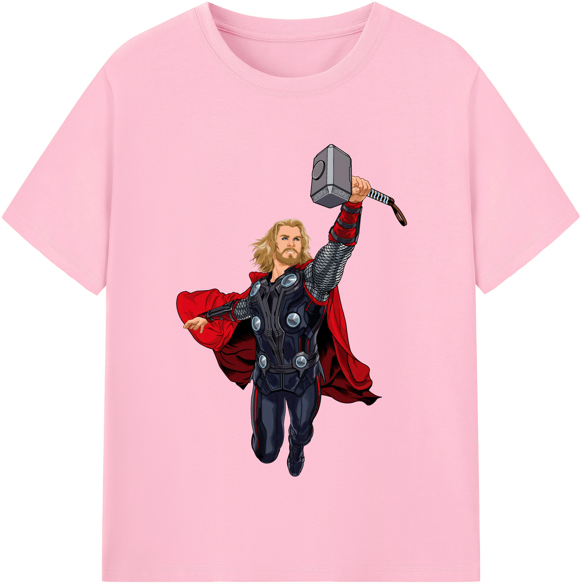 （画像用） アベンジャーズ The Avengers 綿100％半袖Tシャツ（フロントプリント）