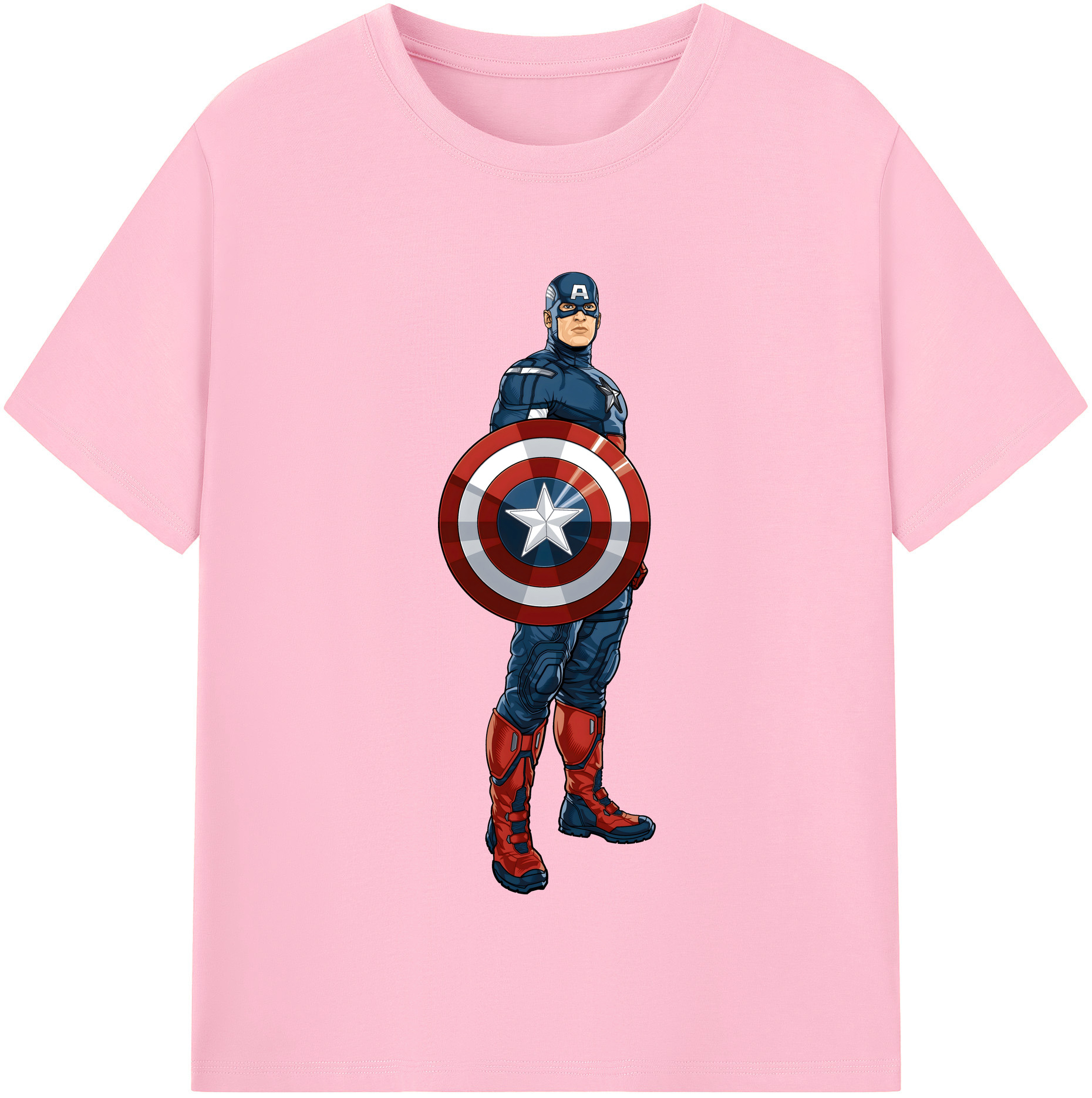 （画像用） アベンジャーズ The Avengers 綿100％半袖Tシャツ（フロントプリント）
