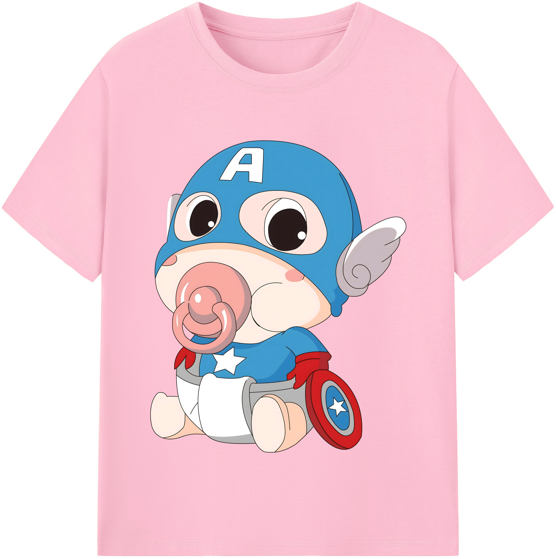 （画像用） アベンジャーズ The Avengers 綿100％半袖Tシャツ（フロントプリント）