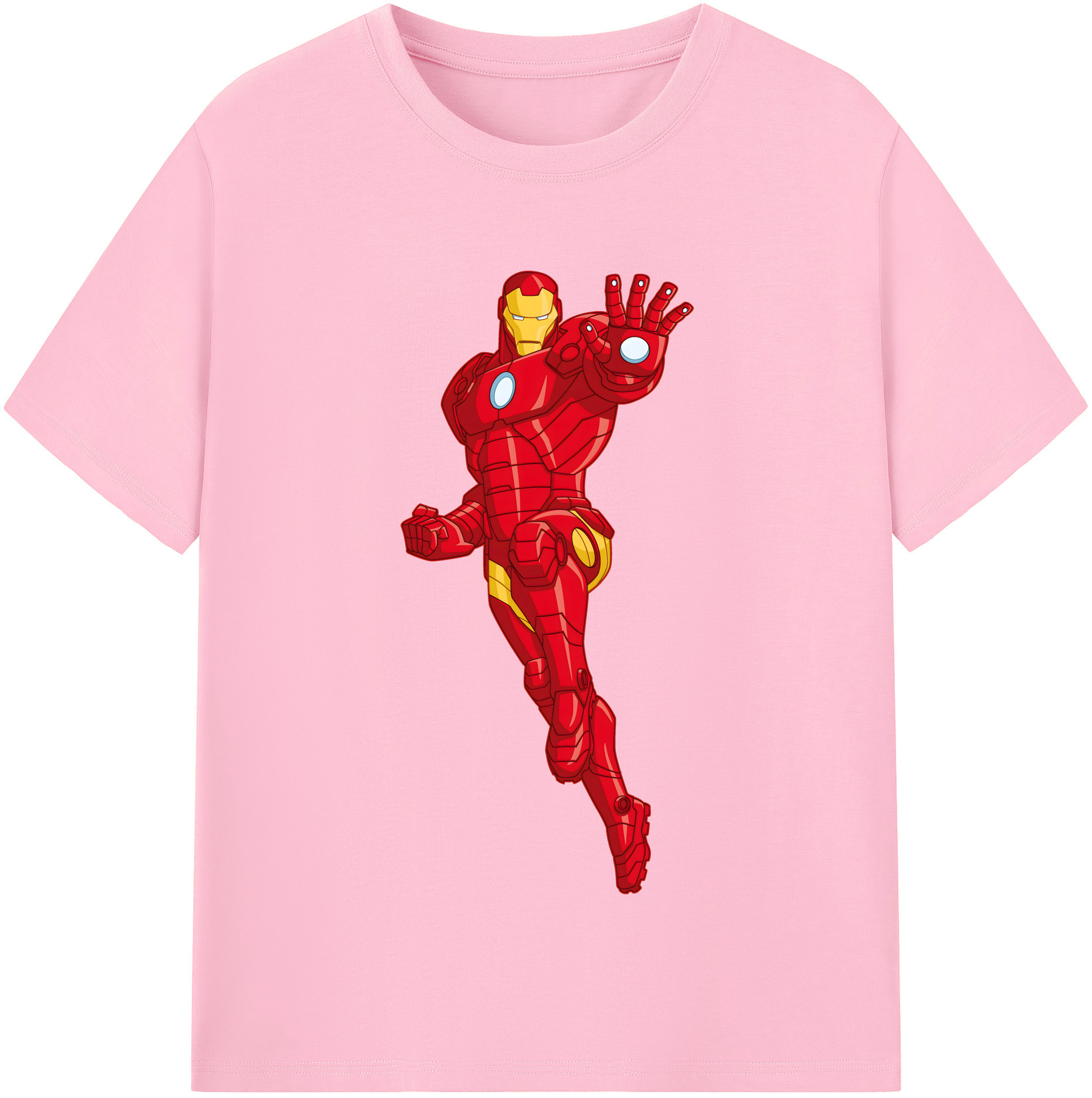 （画像用） アベンジャーズ The Avengers 綿100％半袖Tシャツ（フロントプリント）
