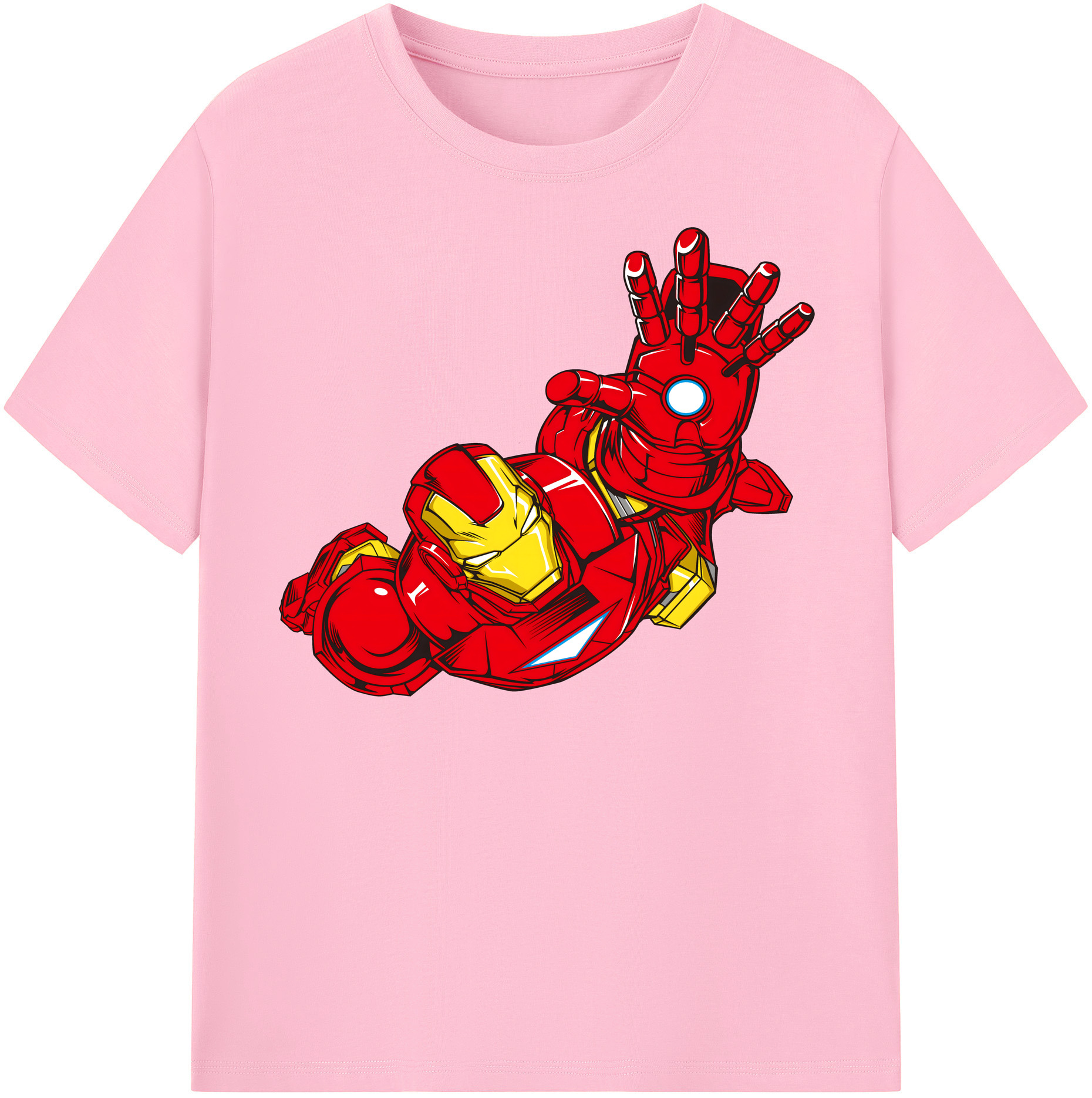（画像用） アベンジャーズ The Avengers 綿100％半袖Tシャツ（フロントプリント）