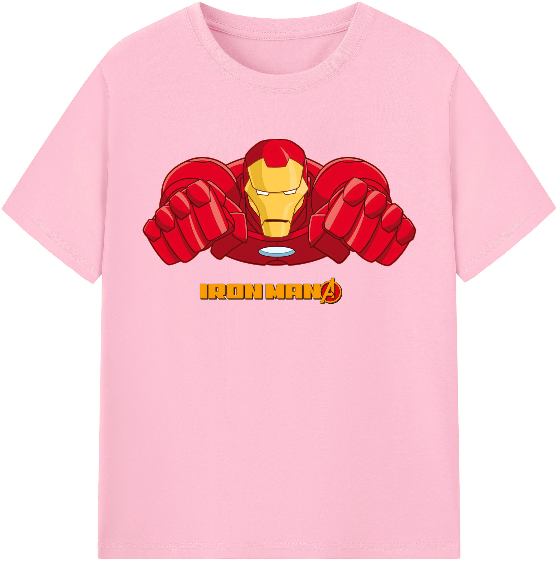 （画像用） アベンジャーズ The Avengers 綿100％半袖Tシャツ（フロントプリント）