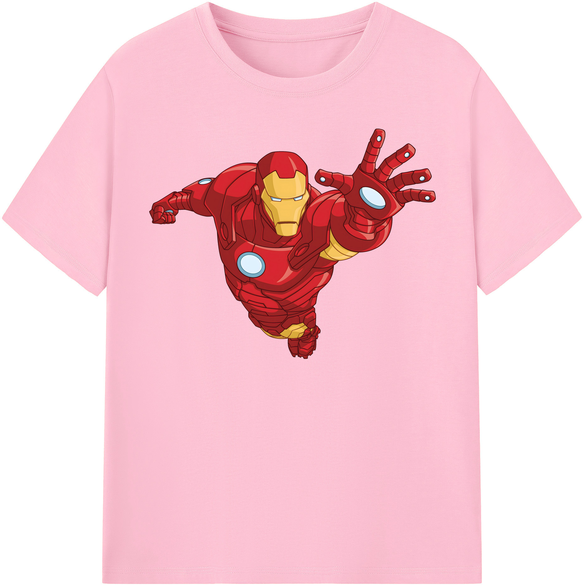 （画像用） アベンジャーズ The Avengers 綿100％半袖Tシャツ（フロントプリント）