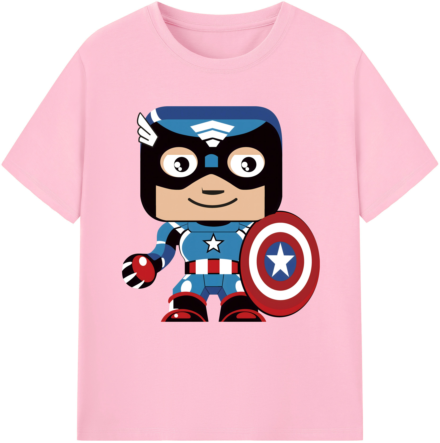 （画像用） アベンジャーズ The Avengers 綿100％半袖Tシャツ（フロントプリント）