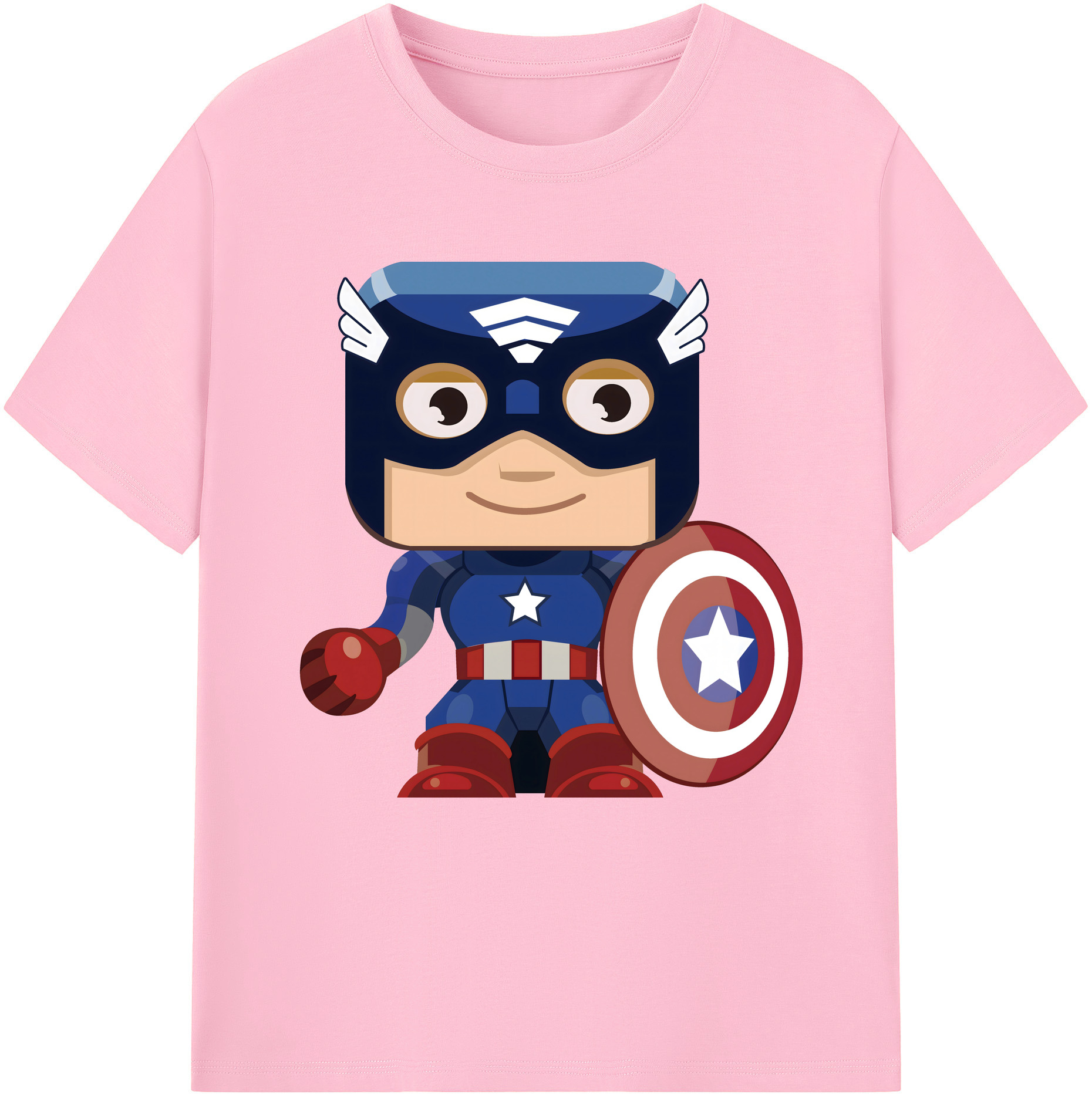 （画像用） アベンジャーズ The Avengers 綿100％半袖Tシャツ（フロントプリント）