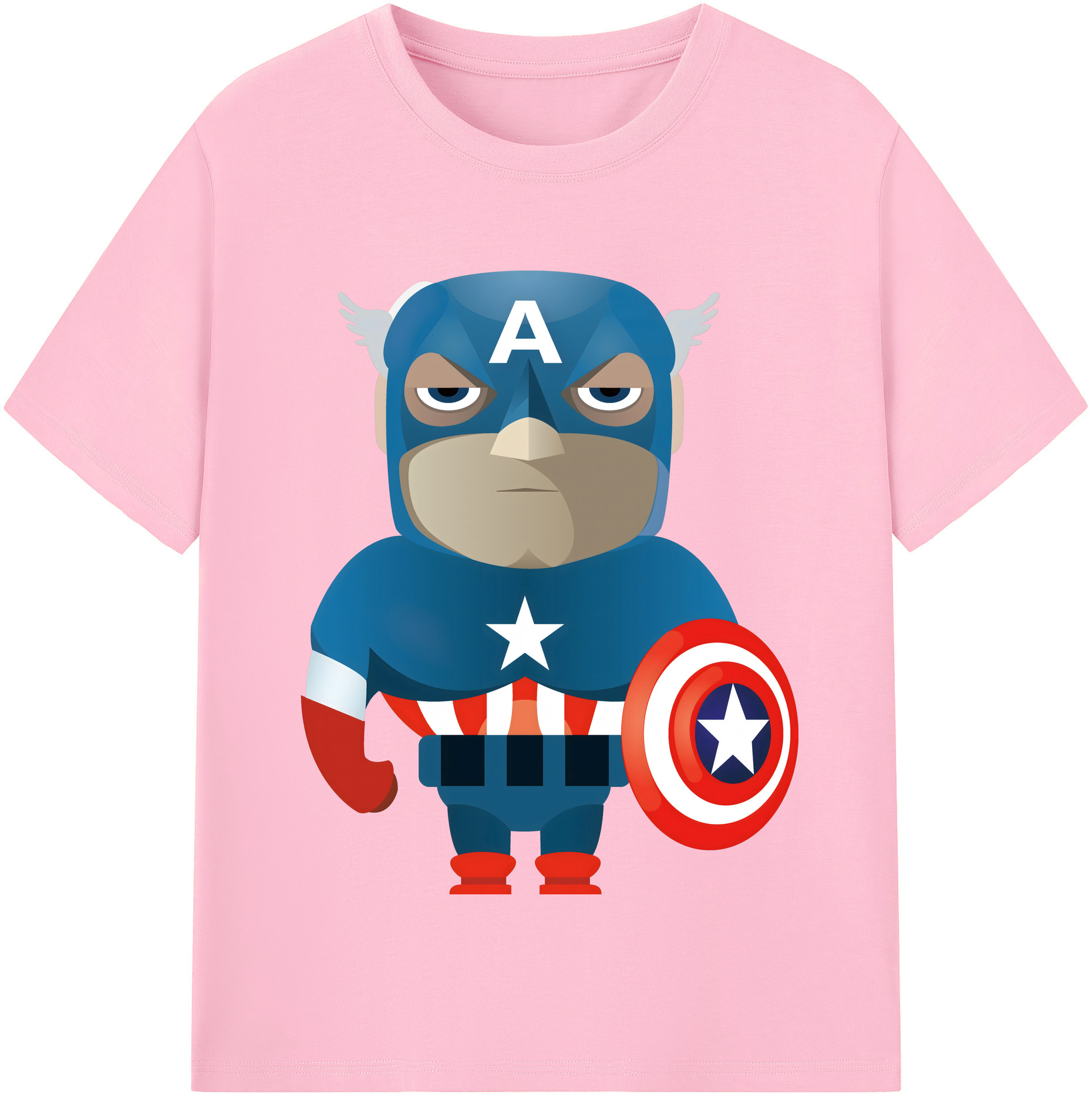 （画像用） アベンジャーズ The Avengers 綿100％半袖Tシャツ（フロントプリント）