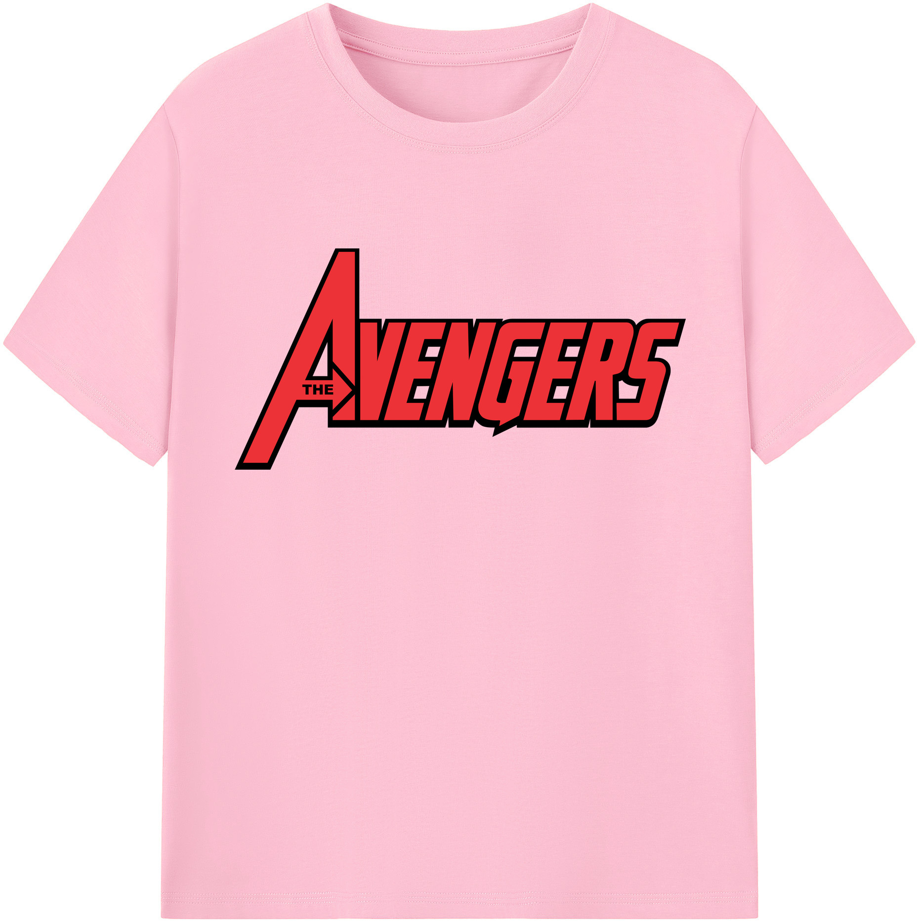 （画像用） アベンジャーズ The Avengers 綿100％半袖Tシャツ（フロントプリント）