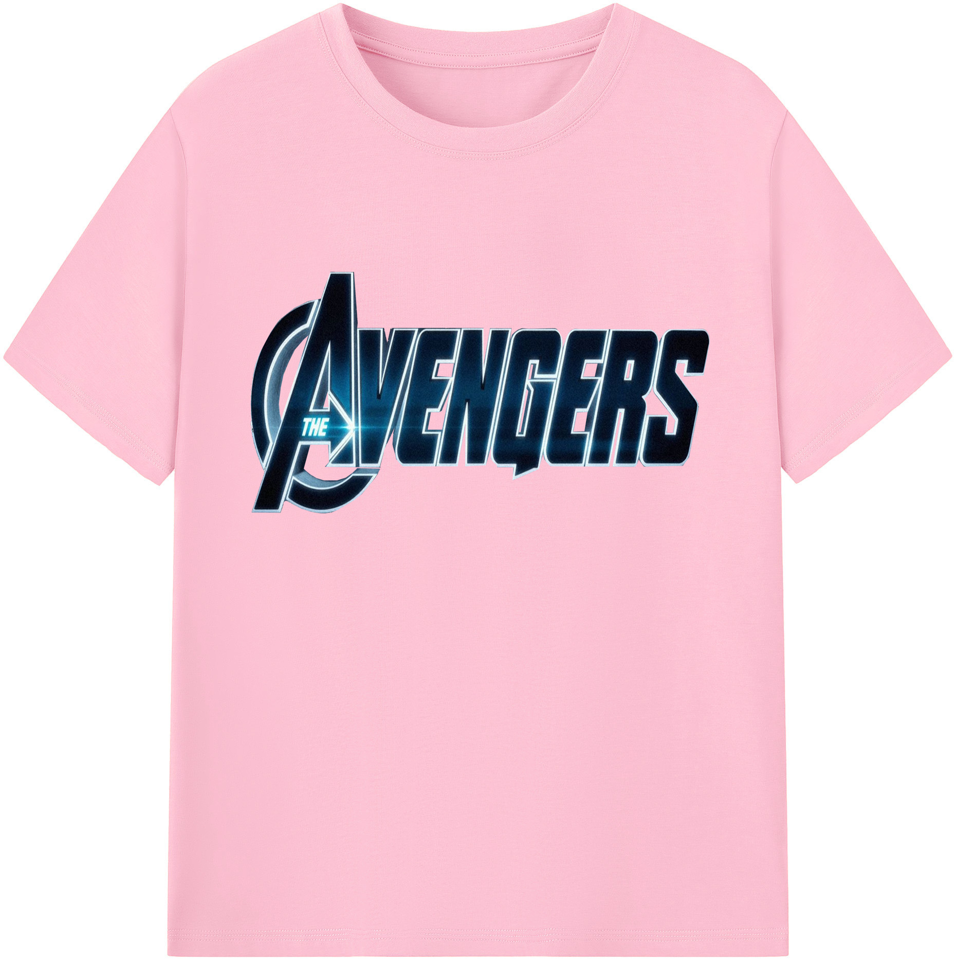 （画像用） アベンジャーズ The Avengers 綿100％半袖Tシャツ（フロントプリント）