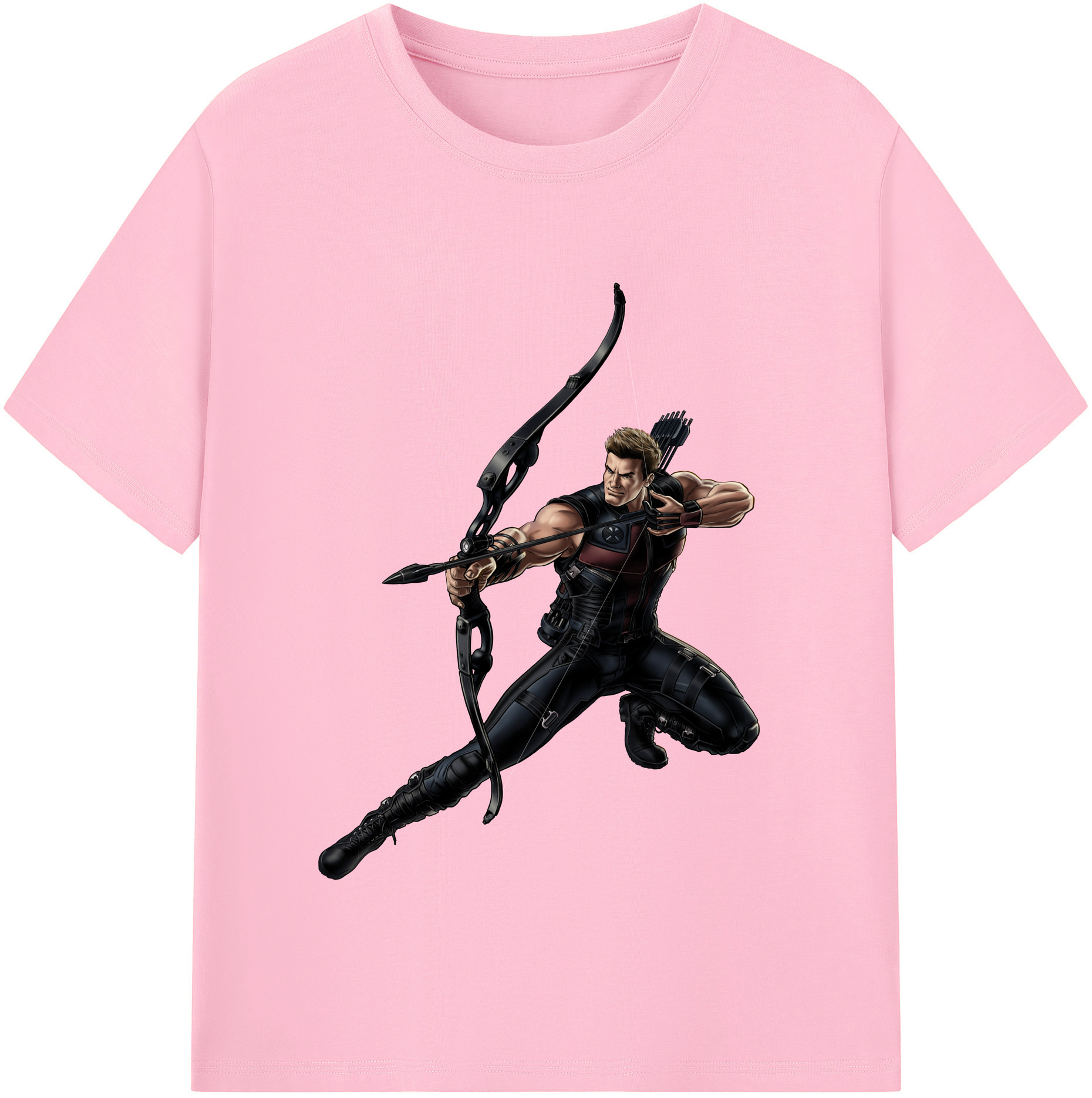 （画像用） アベンジャーズ The Avengers 綿100％半袖Tシャツ（フロントプリント）