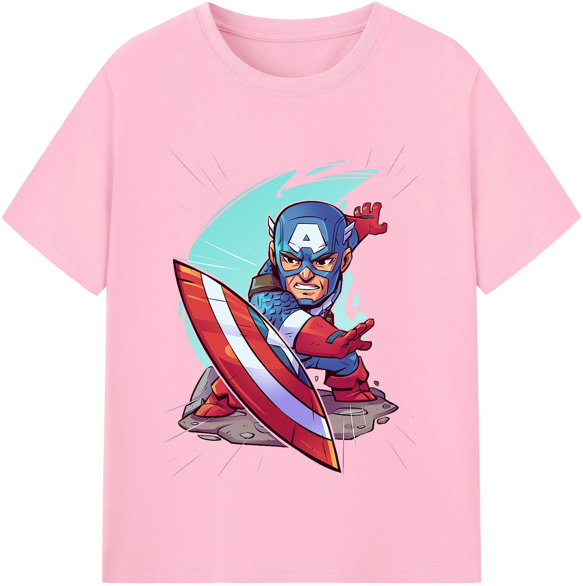 （画像用） アベンジャーズ The Avengers 綿100％半袖Tシャツ（フロントプリント）