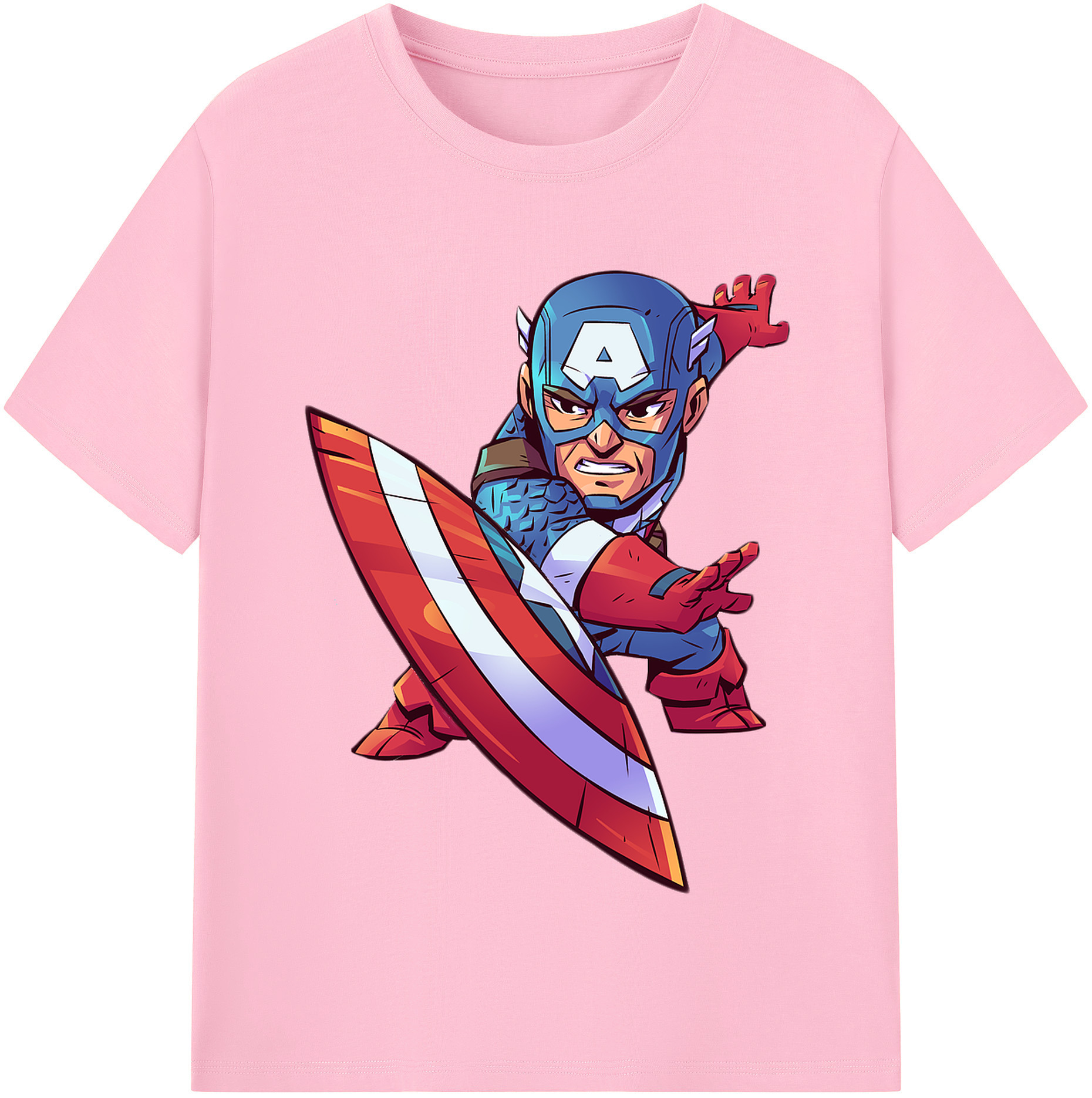 （画像用） アベンジャーズ The Avengers 綿100％半袖Tシャツ（フロントプリント）