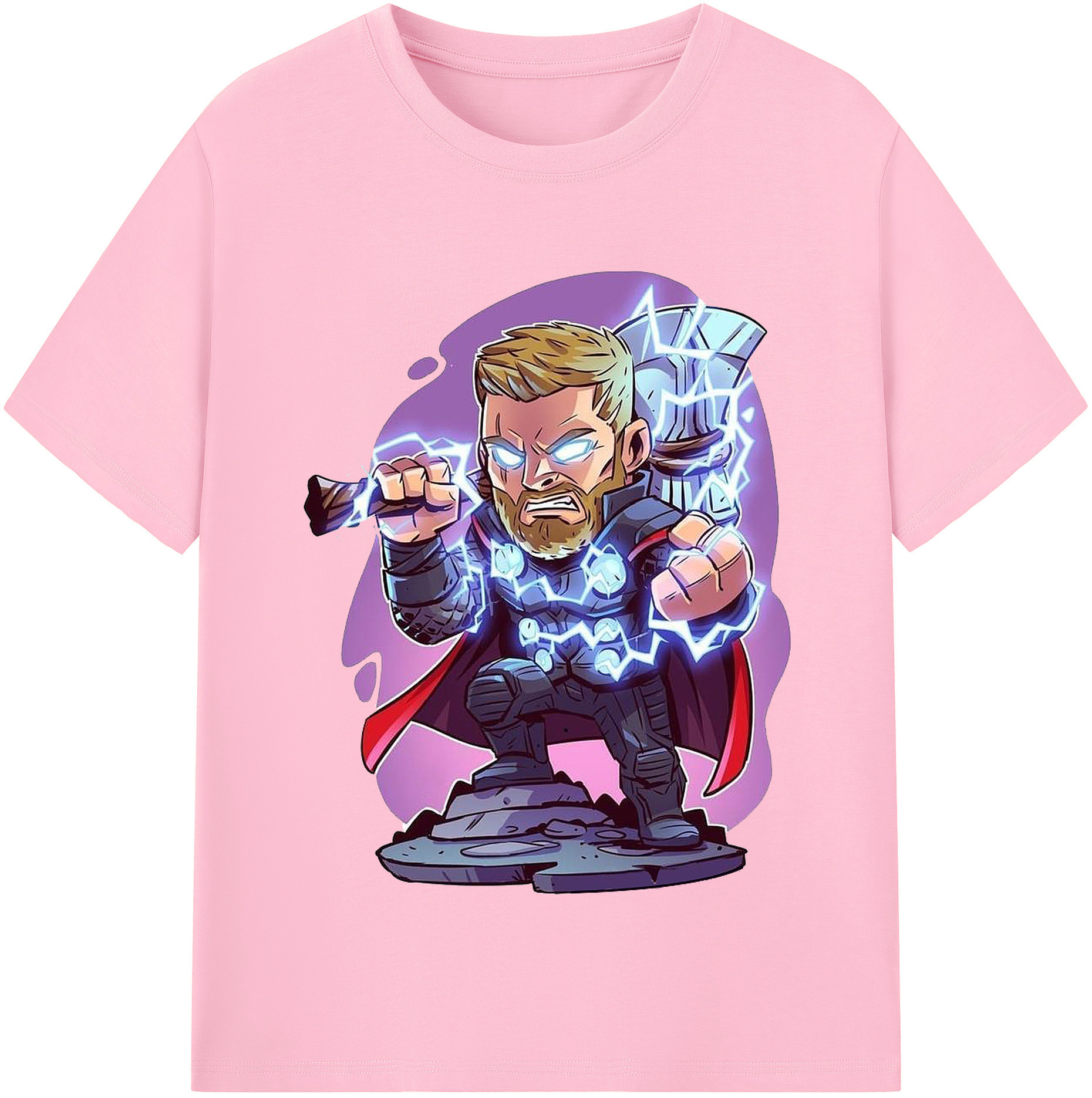 （画像用） アベンジャーズ The Avengers 綿100％半袖Tシャツ（フロントプリント）