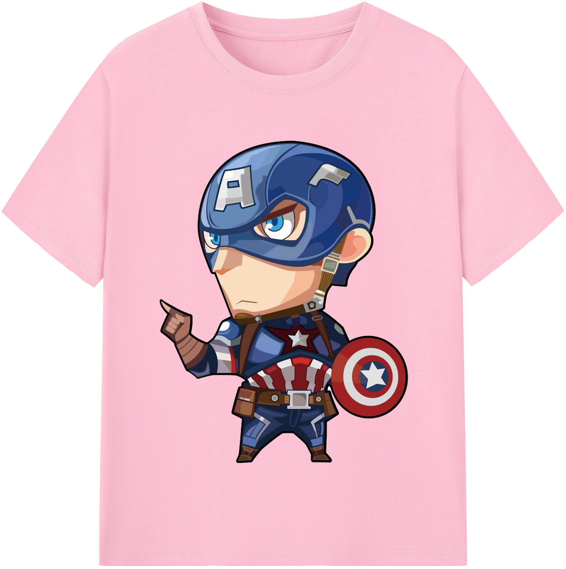 （画像用） アベンジャーズ The Avengers 綿100％半袖Tシャツ（フロントプリント）