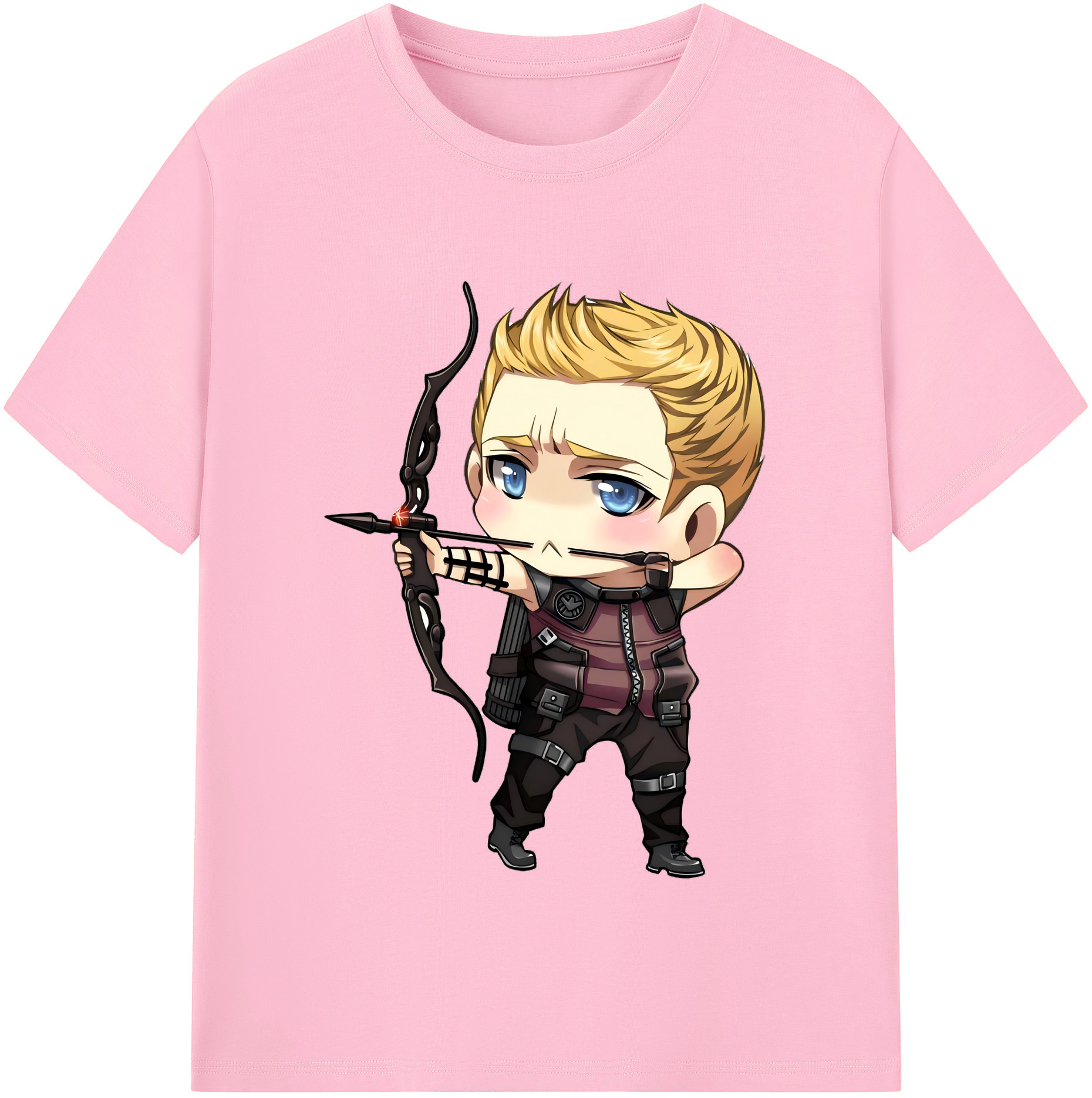 （画像用） アベンジャーズ The Avengers 綿100％半袖Tシャツ（フロントプリント）