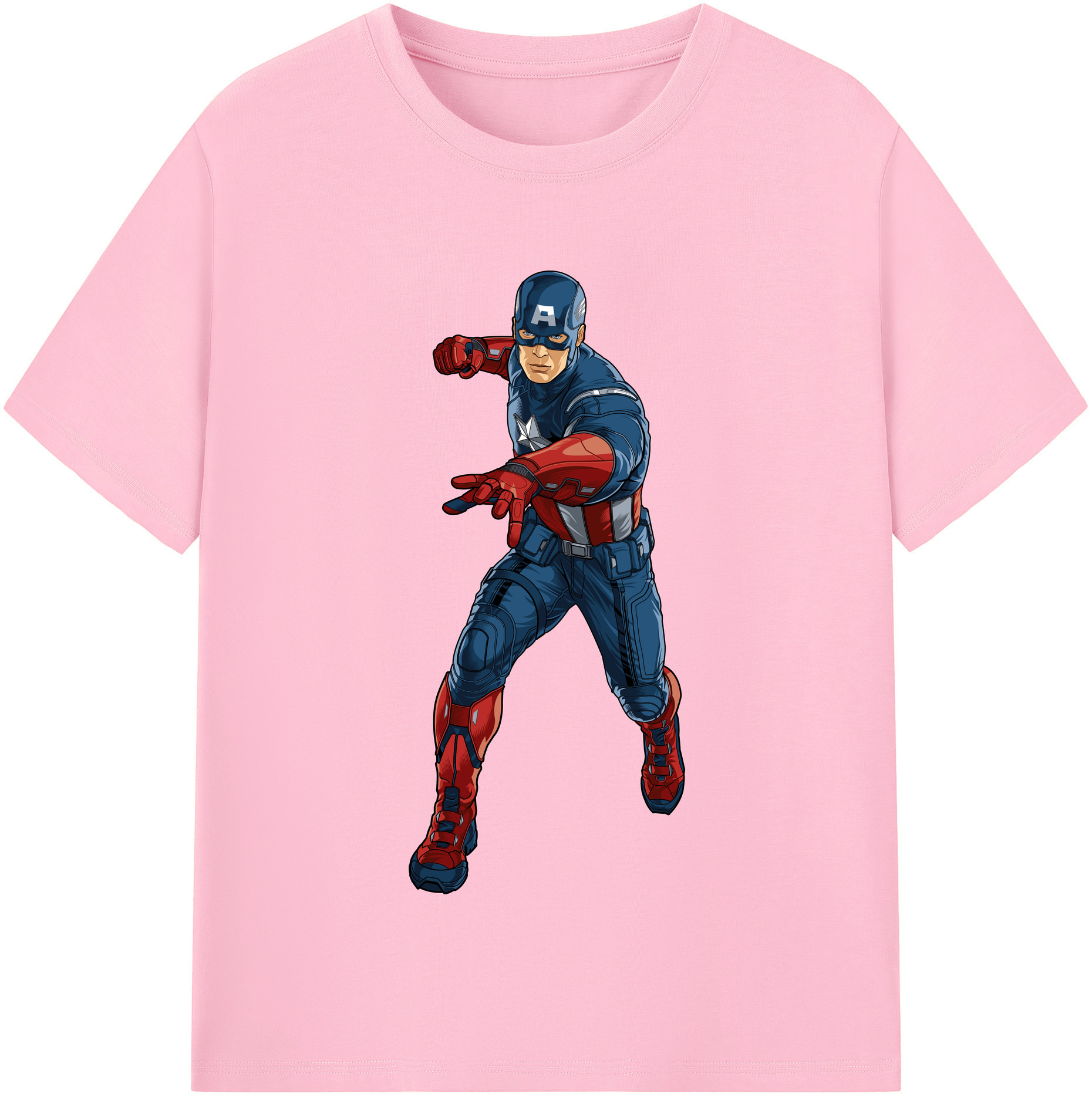 （画像用） アベンジャーズ The Avengers 綿100％半袖Tシャツ（フロントプリント）