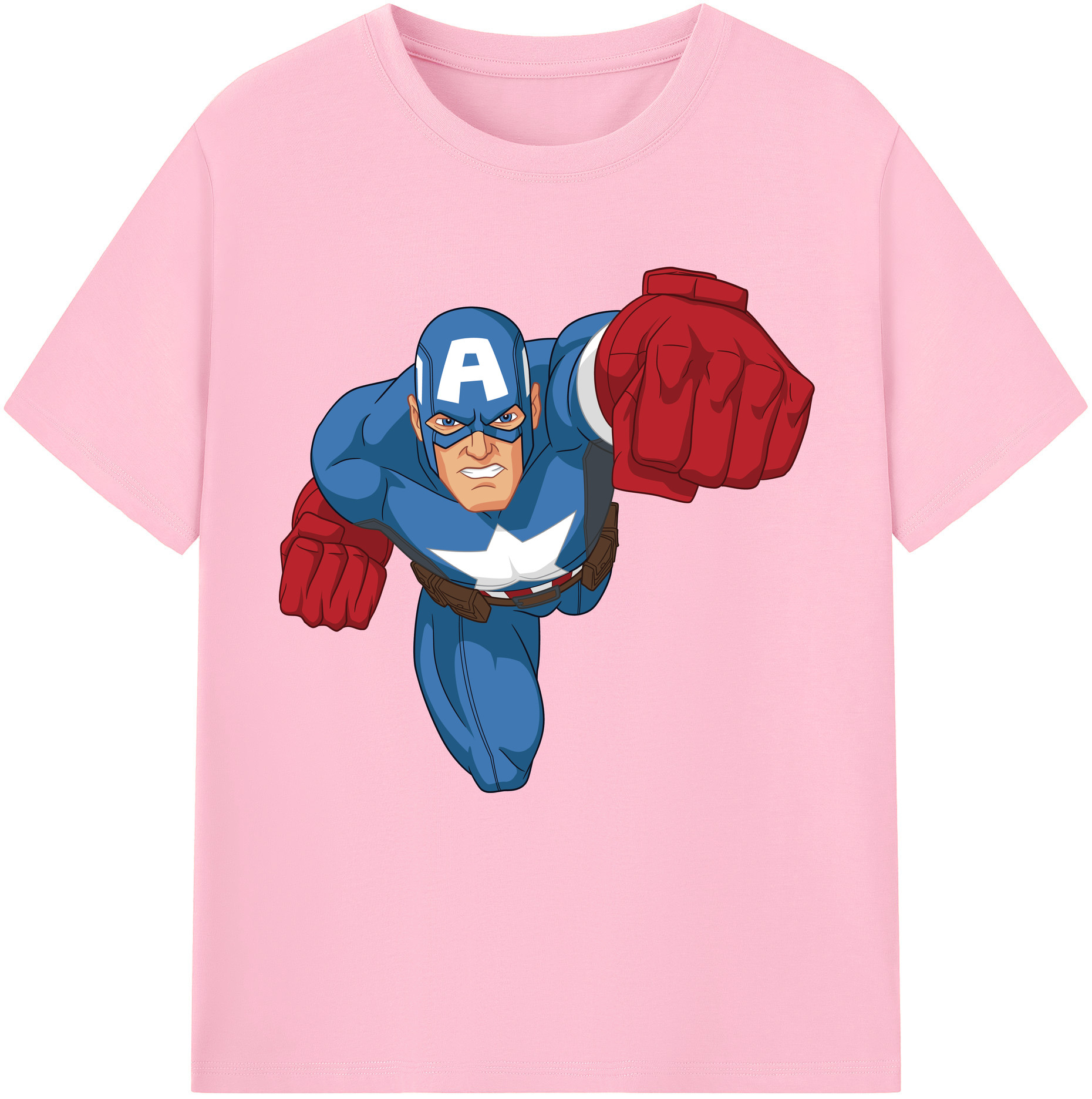 （画像用） アベンジャーズ The Avengers 綿100％半袖Tシャツ（フロントプリント）