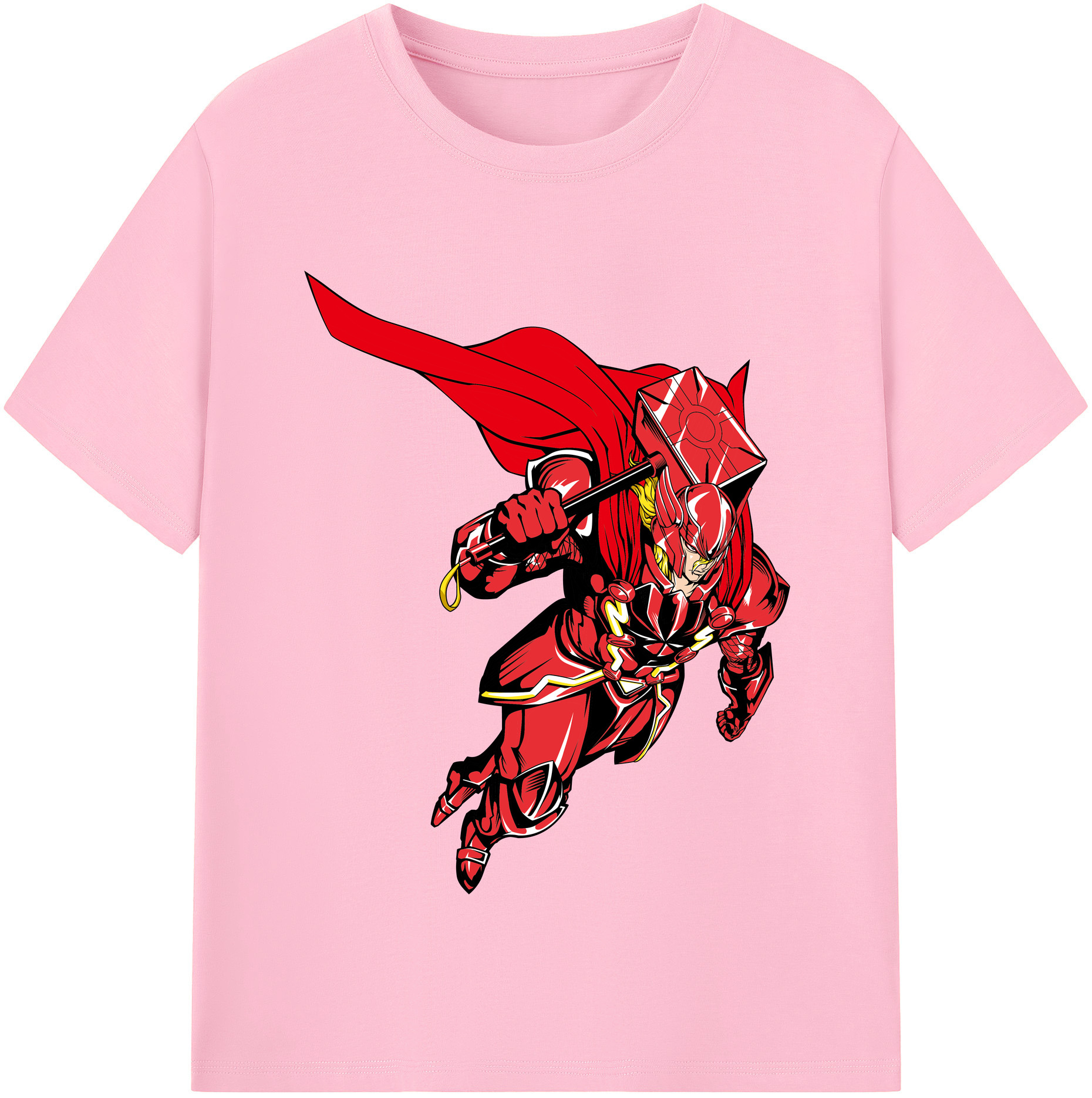 （画像用） アベンジャーズ The Avengers 綿100％半袖Tシャツ（フロントプリント）