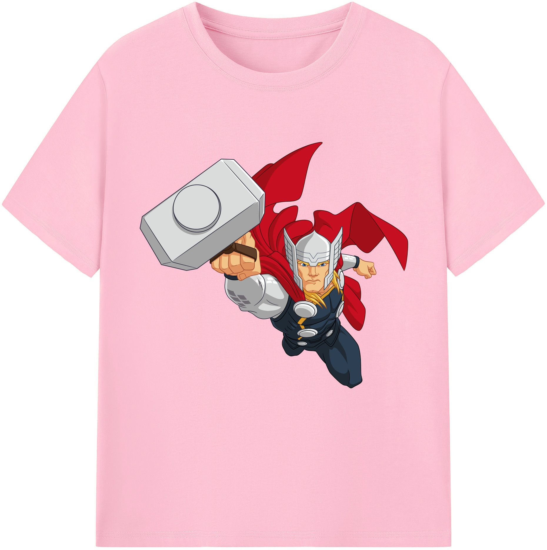 （画像用） アベンジャーズ The Avengers 綿100％半袖Tシャツ（フロントプリント）