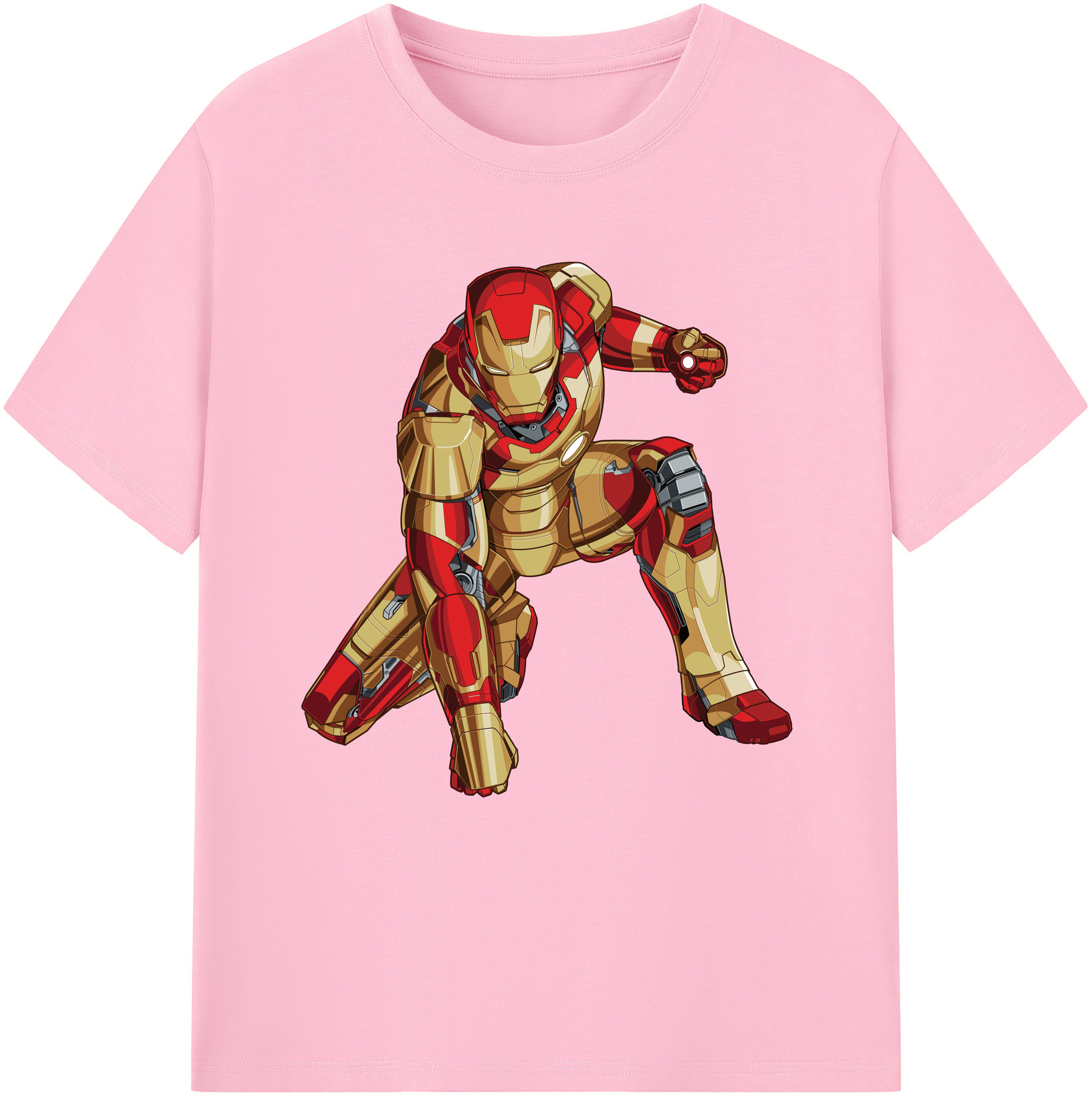 （画像用） アベンジャーズ The Avengers 綿100％半袖Tシャツ（フロントプリント）
