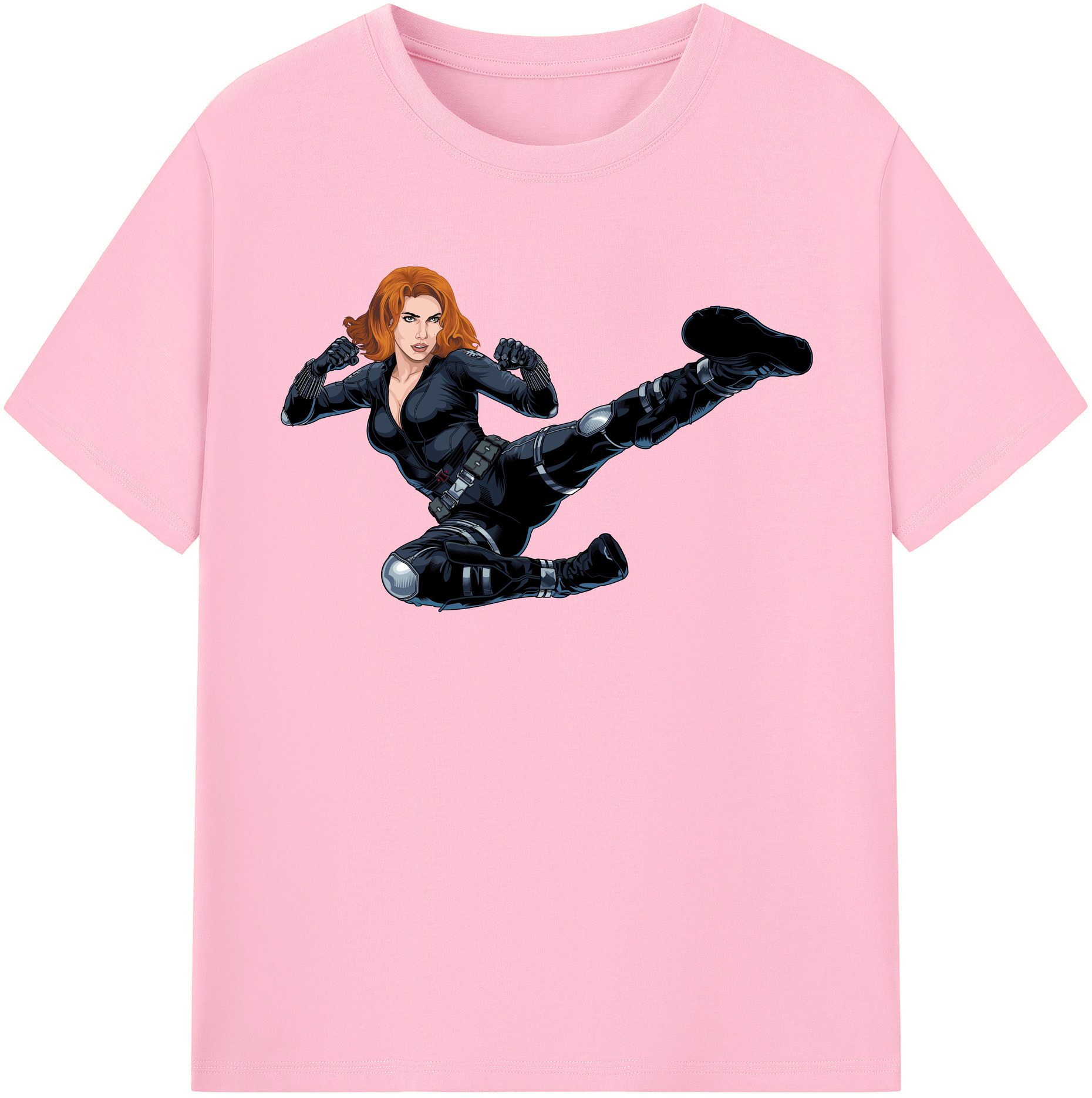 （画像用） アベンジャーズ The Avengers 綿100％半袖Tシャツ（フロントプリント）