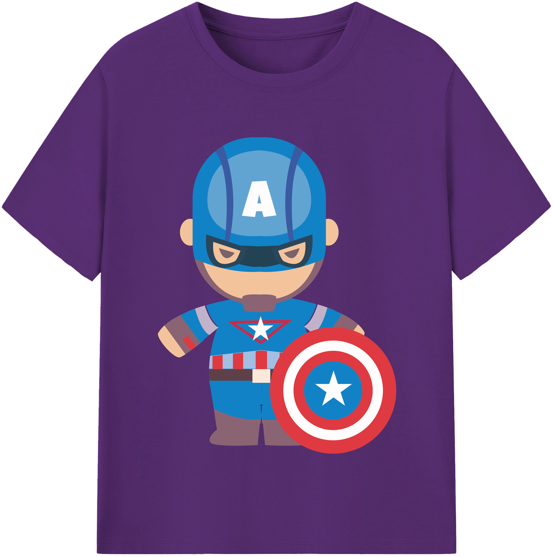 （画像用） アベンジャーズ The Avengers 綿100％半袖Tシャツ（フロントプリント）