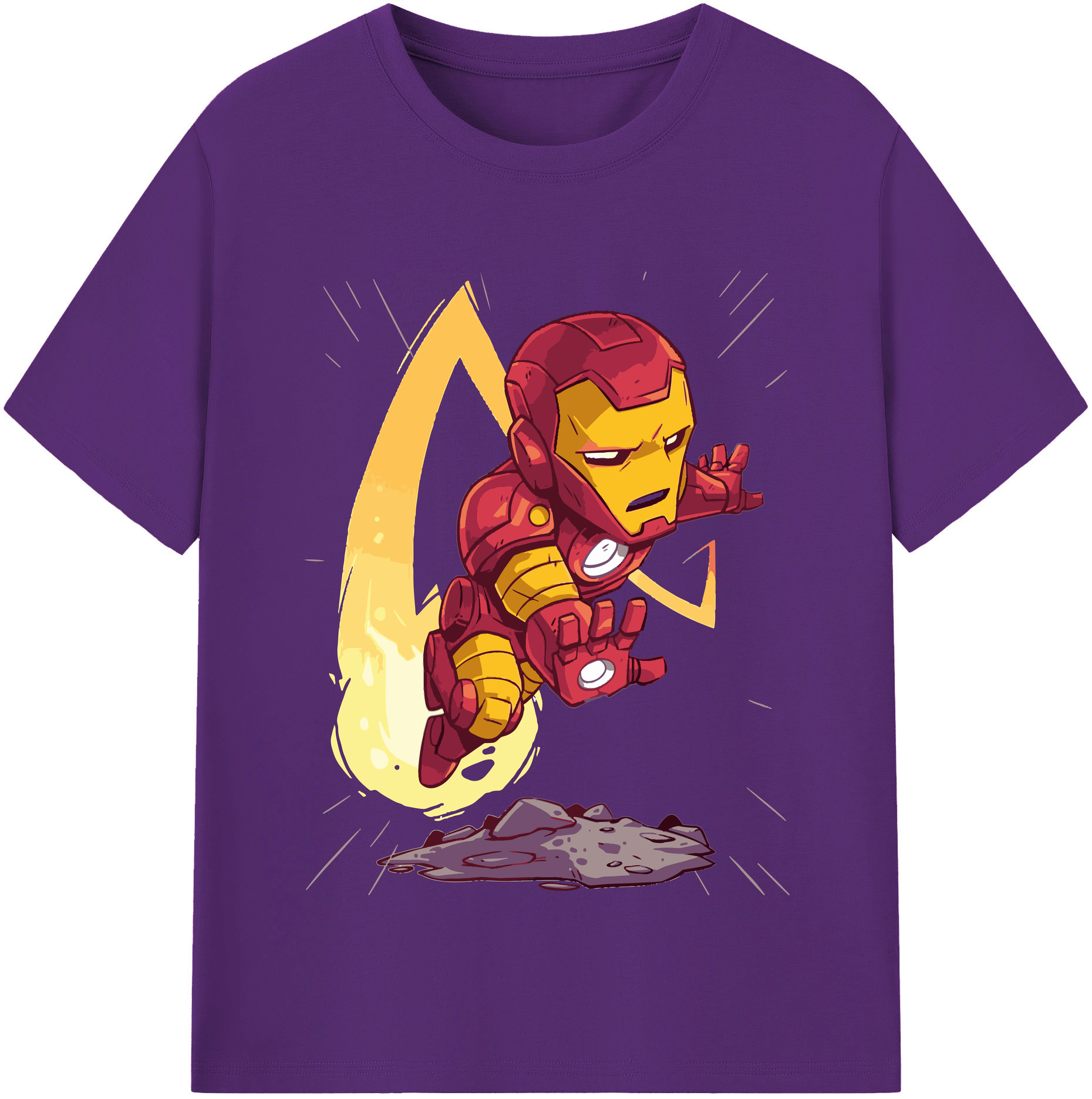 （画像用） アベンジャーズ The Avengers 綿100％半袖Tシャツ（フロントプリント）