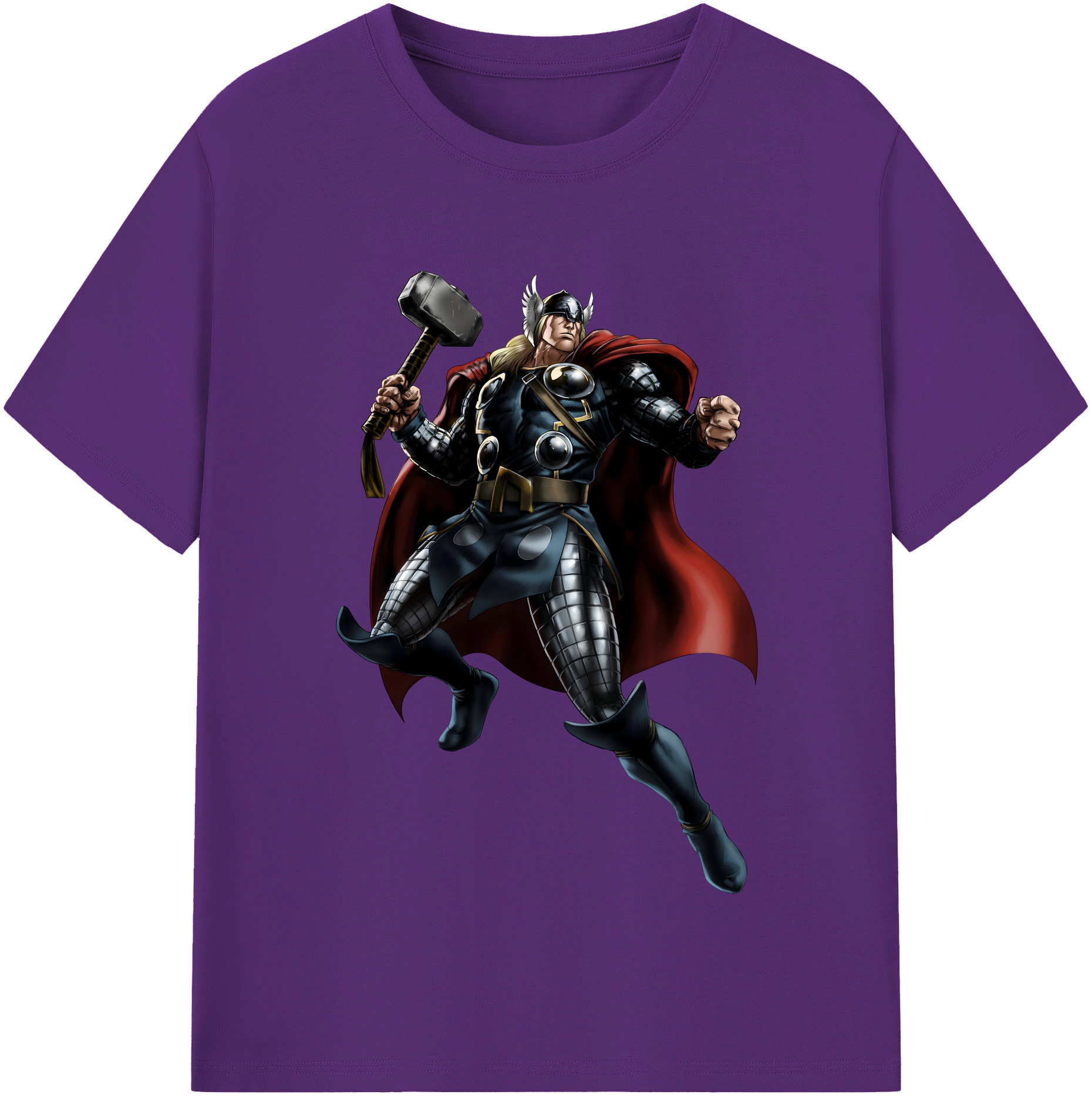 （画像用） アベンジャーズ The Avengers 綿100％半袖Tシャツ（フロントプリント）