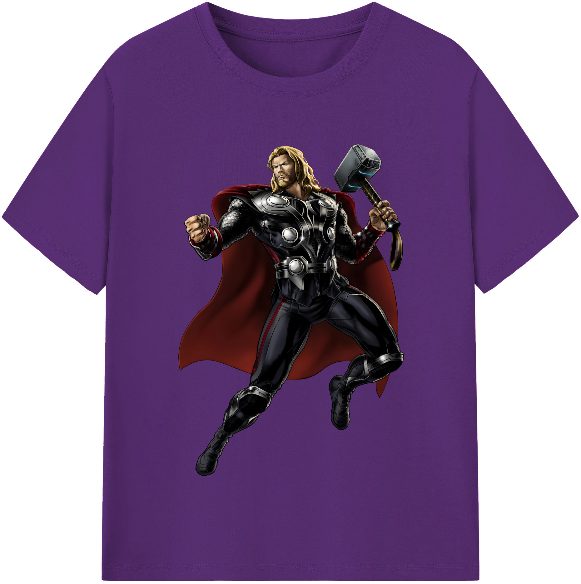 （画像用） アベンジャーズ The Avengers 綿100％半袖Tシャツ（フロントプリント）