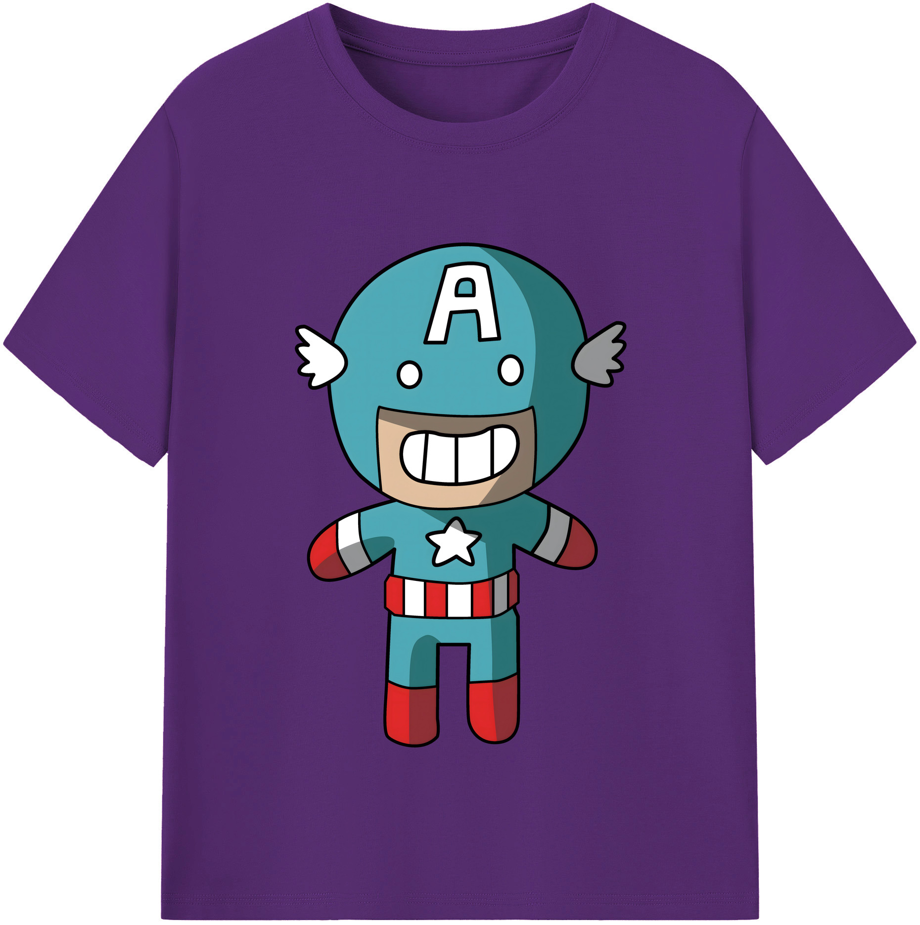 （画像用） アベンジャーズ The Avengers 綿100％半袖Tシャツ（フロントプリント）