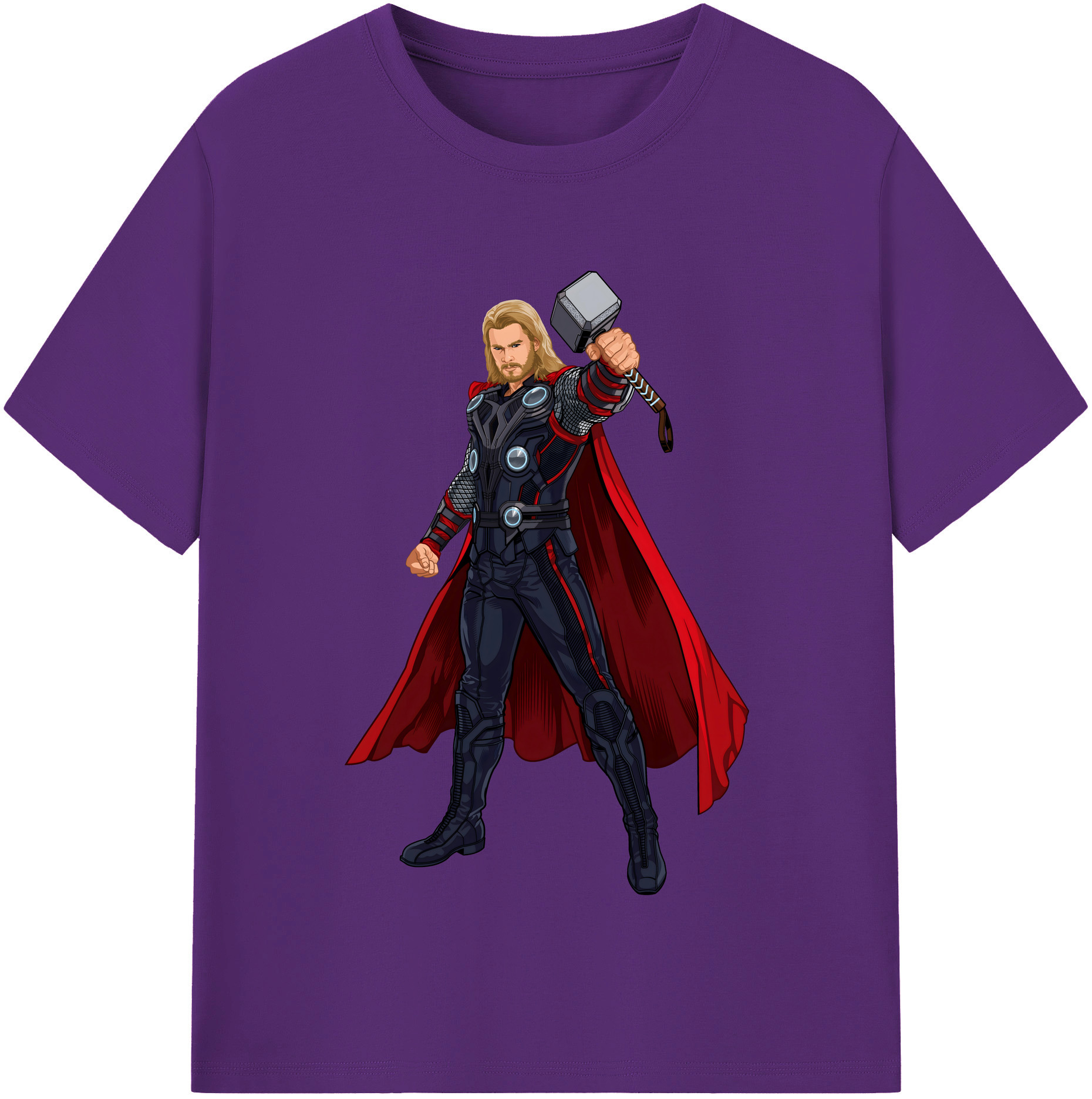 （画像用） アベンジャーズ The Avengers 綿100％半袖Tシャツ（フロントプリント）
