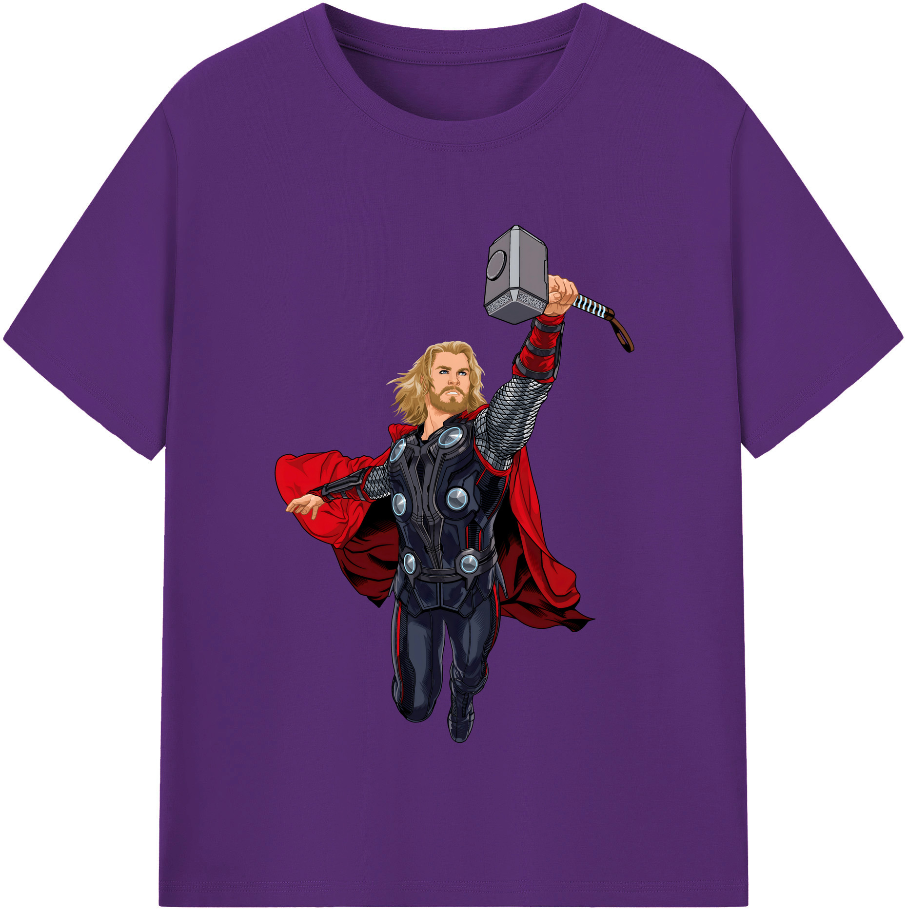 （画像用） アベンジャーズ The Avengers 綿100％半袖Tシャツ（フロントプリント）